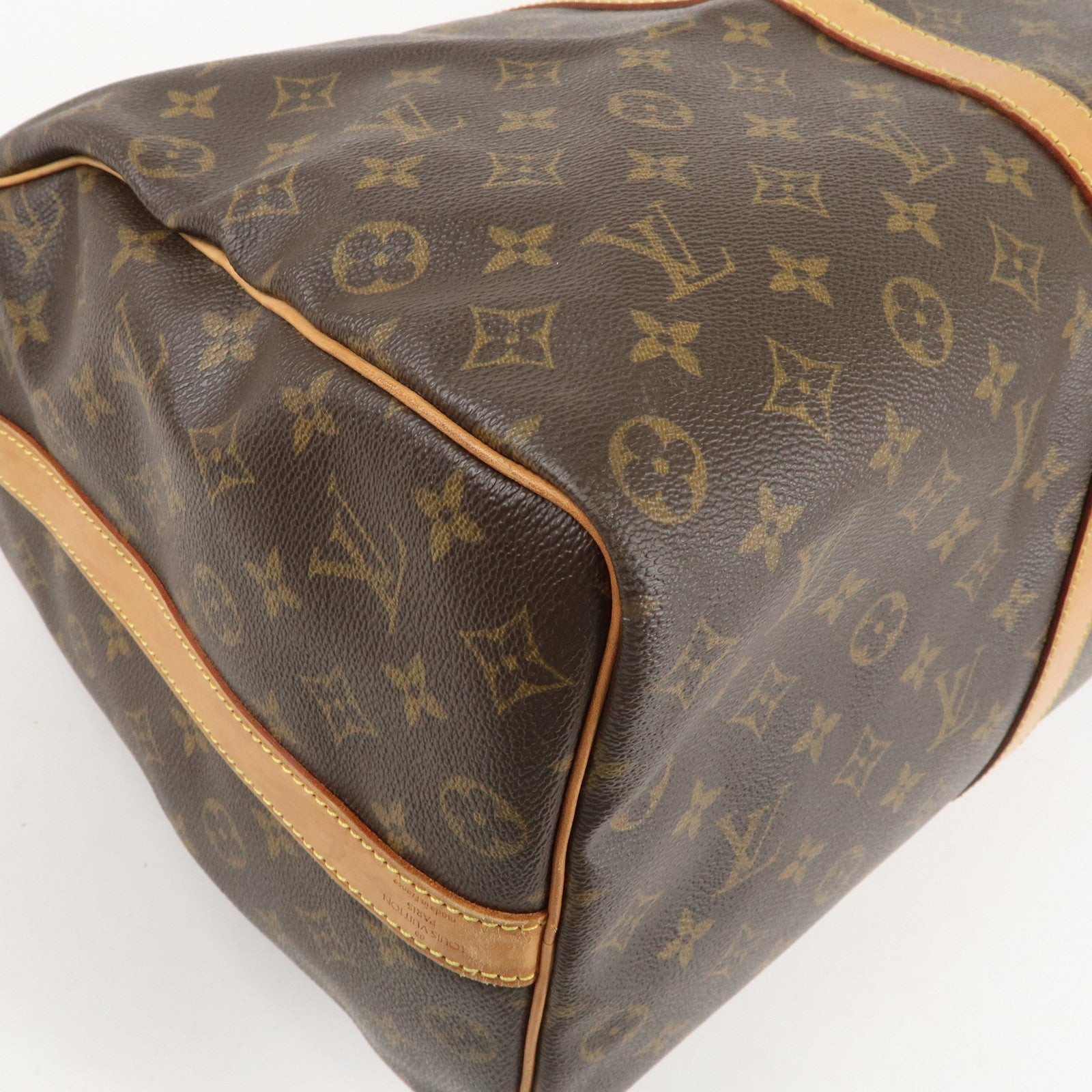 Louis Vuitton Monogram Keep All Bandouliere 50 Boston Bag M41416