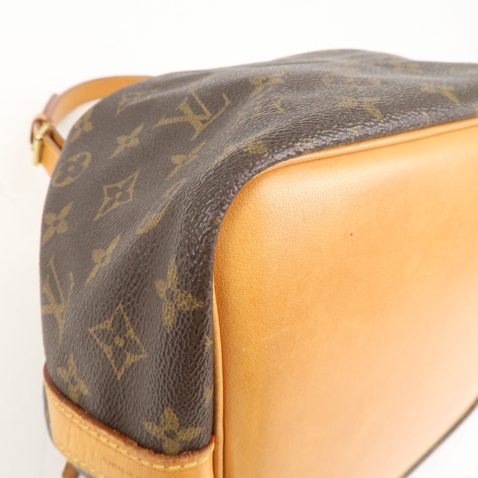 Louis Vuitton Monogram Leather Top Handle Briefcase Brown