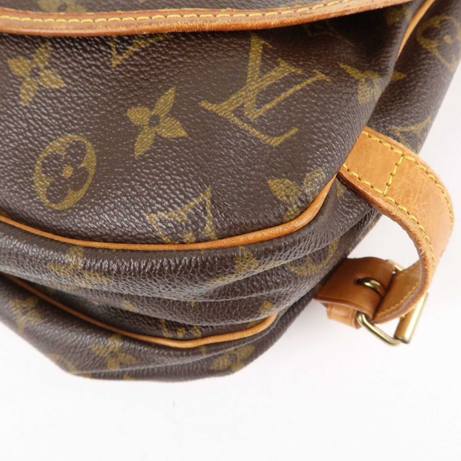 LOUIS VUITTON Shoulder Bag M42256 Saumur 30 Monogram canvas Brown Wome –