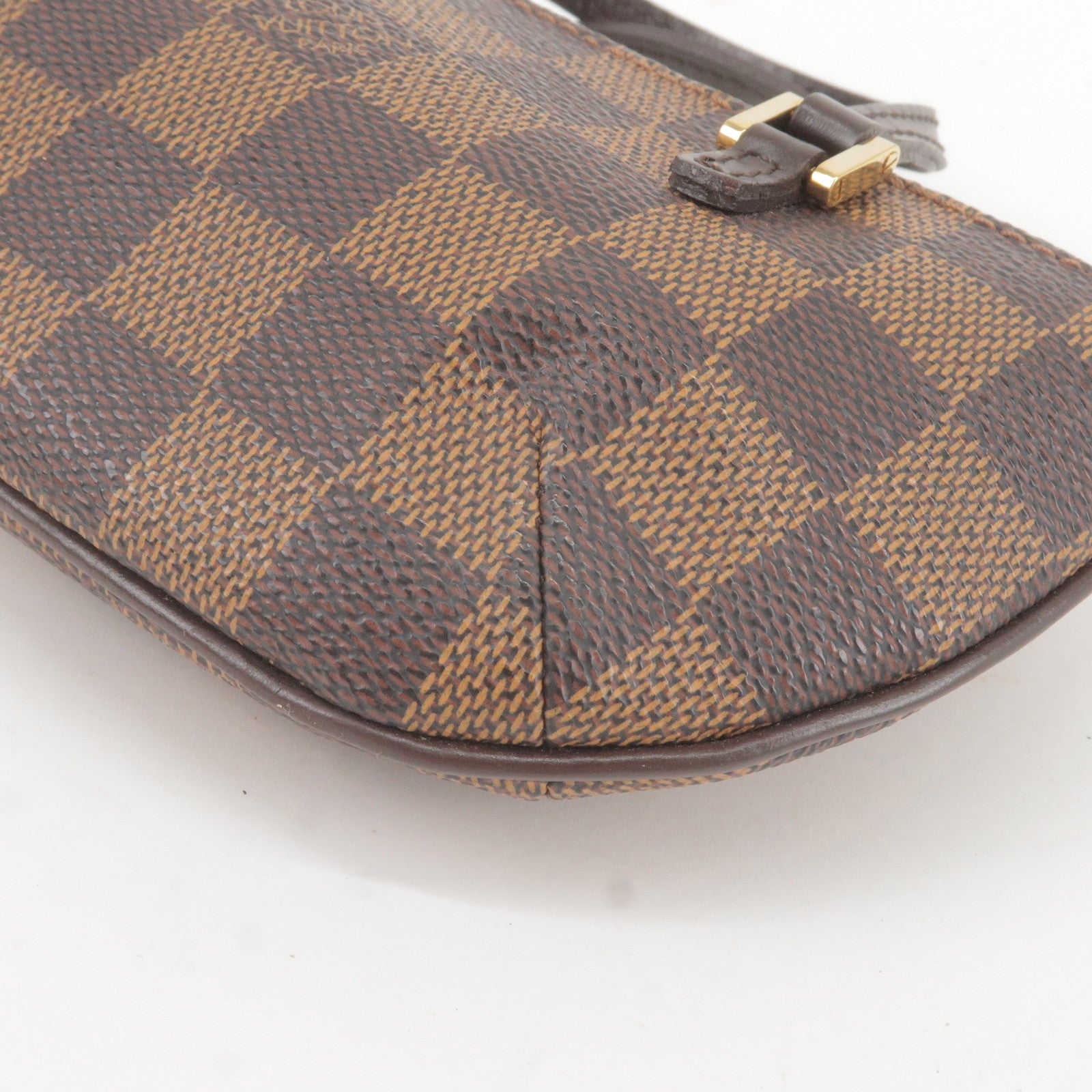 Louis+Vuitton+Pochette+Delightful+Pouch+Mini+Brown+Canvas+Leather+Monogram  for sale online