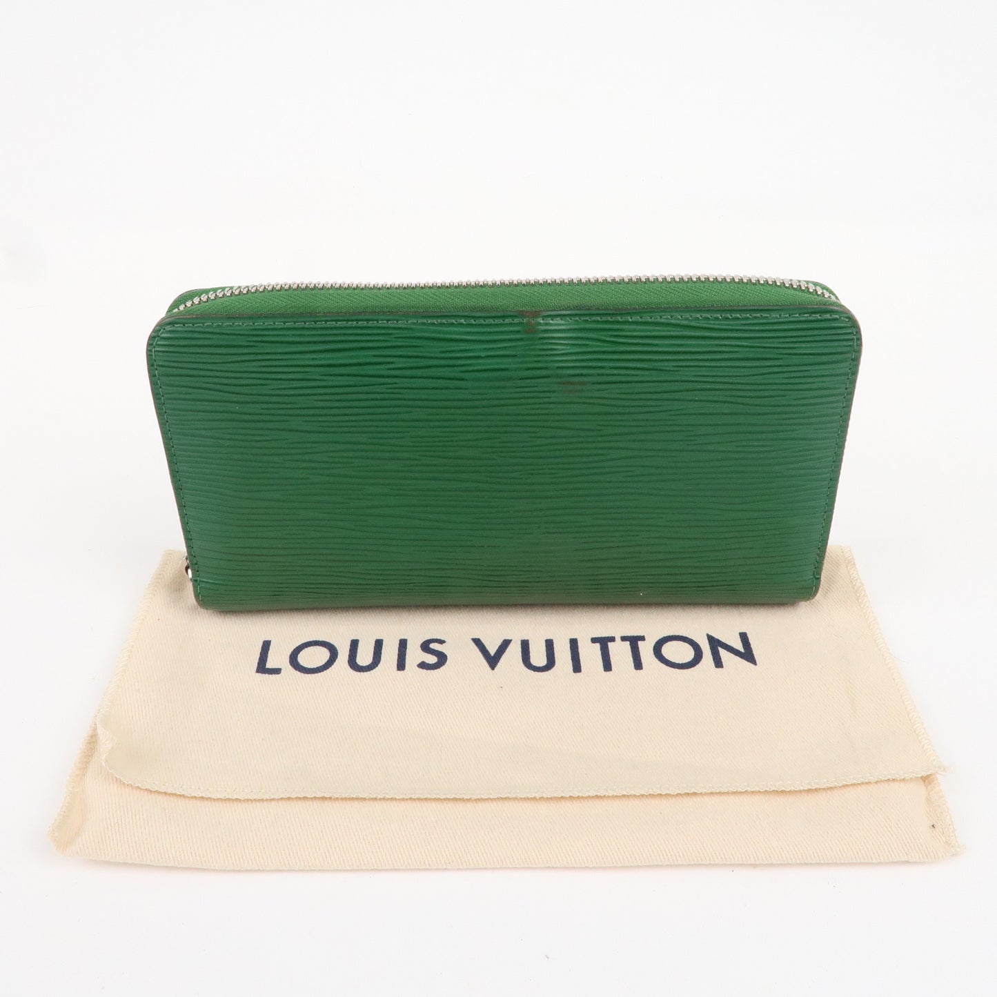 Louis Vuitton Epi Set of 2 Wallet Orange Green M60303 M6324H