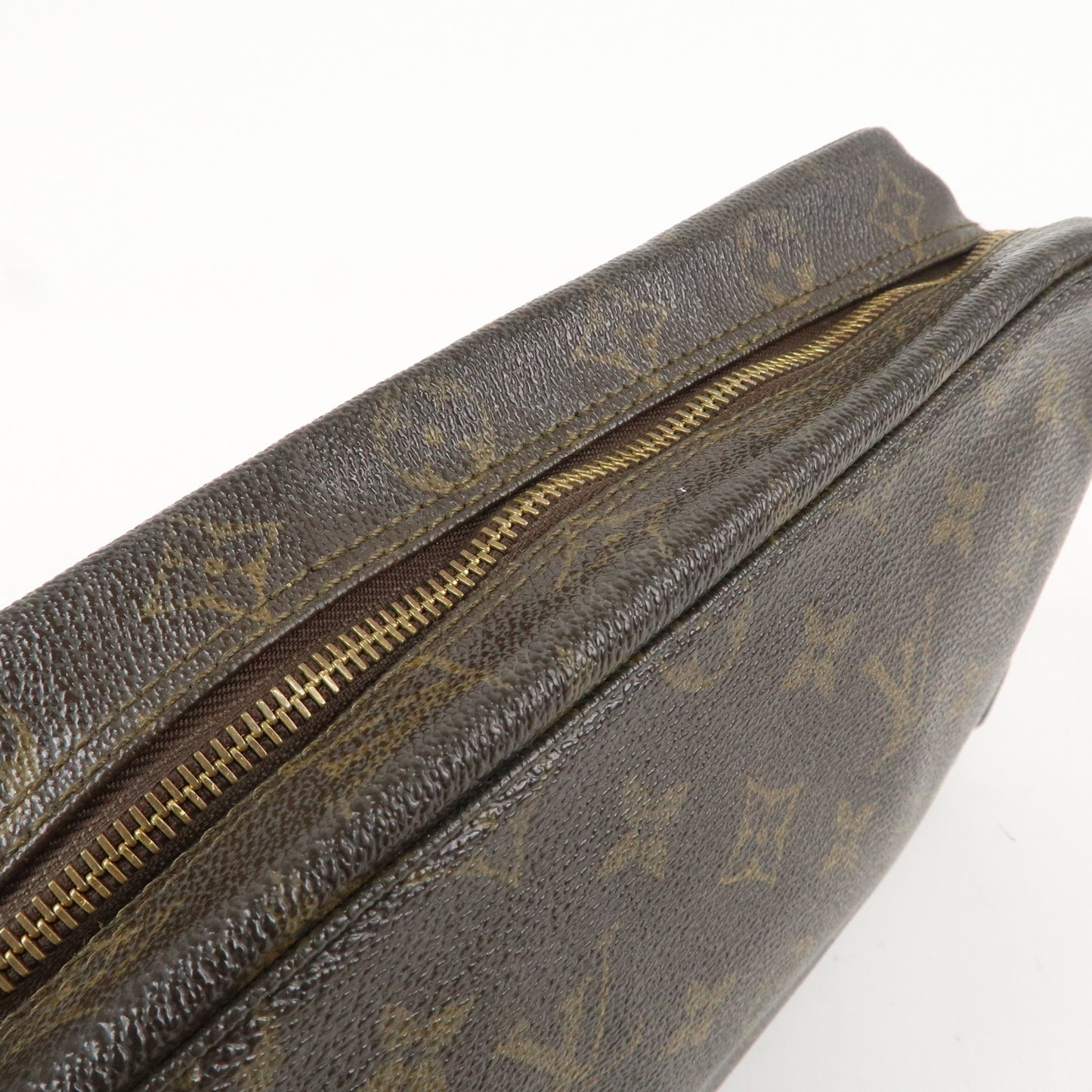 Louis Vuitton Monogram Trousse Toilette 28 Pouch Brown M47522