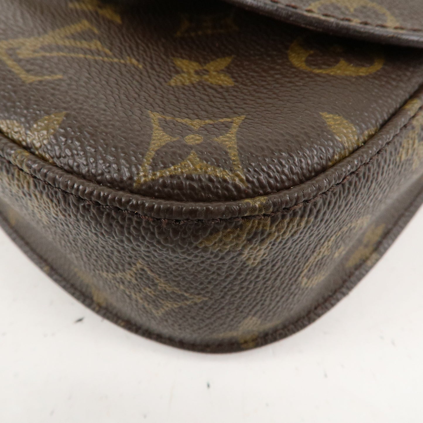 Louis Vuitton Monogram Saint Cloud MM Shoulder Bag Brown M51243