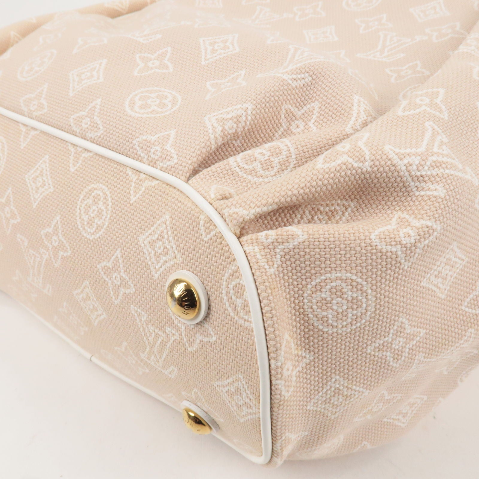 Louis Vuitton Women's Tote Bag Monogram Cabas Beige/Pink/White