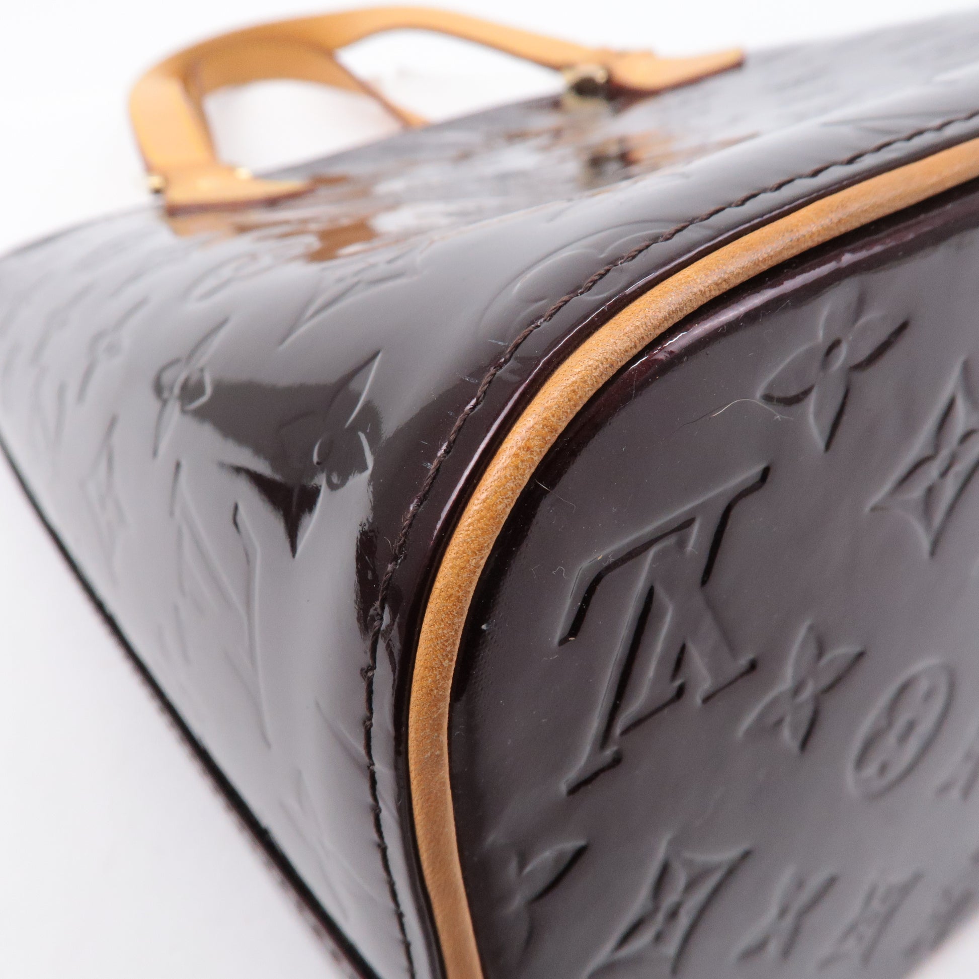 Louis Vuitton ​Houston Amarante Vernis Leather Tote Bag on SALE