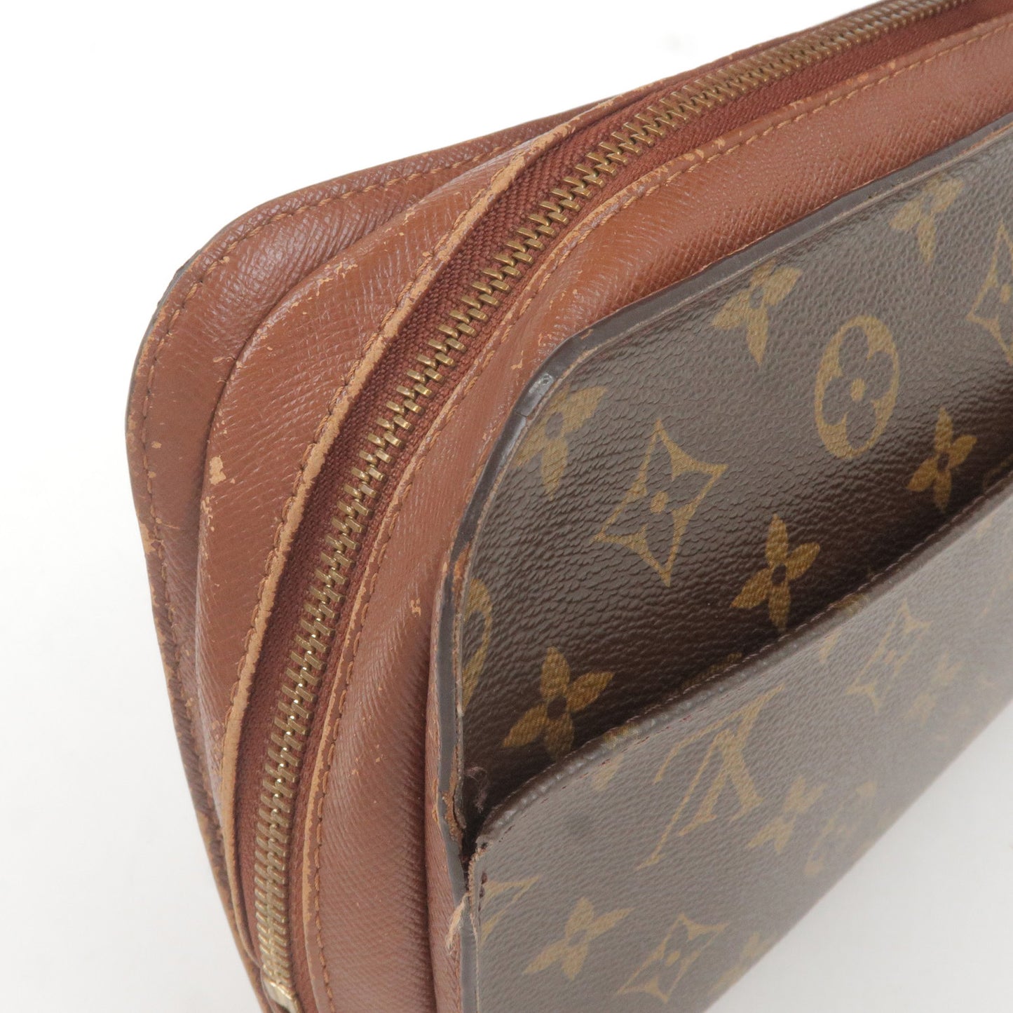 Louis Vuitton Monogram Orsay Clutch Bag Pouch Missing Strap M51790