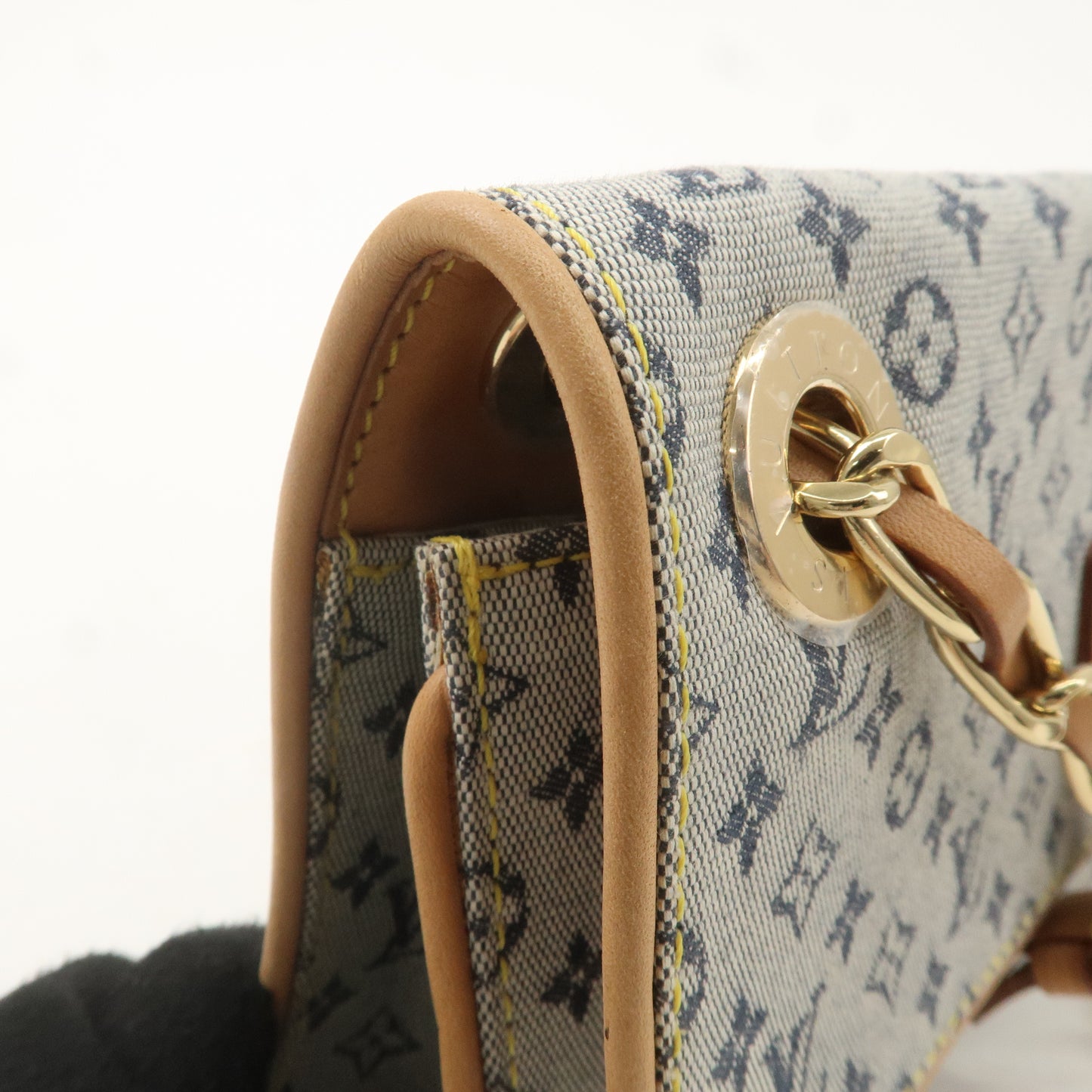 Louis Vuitton Monogram Mini Camille Shoulder Bag Blue M92002