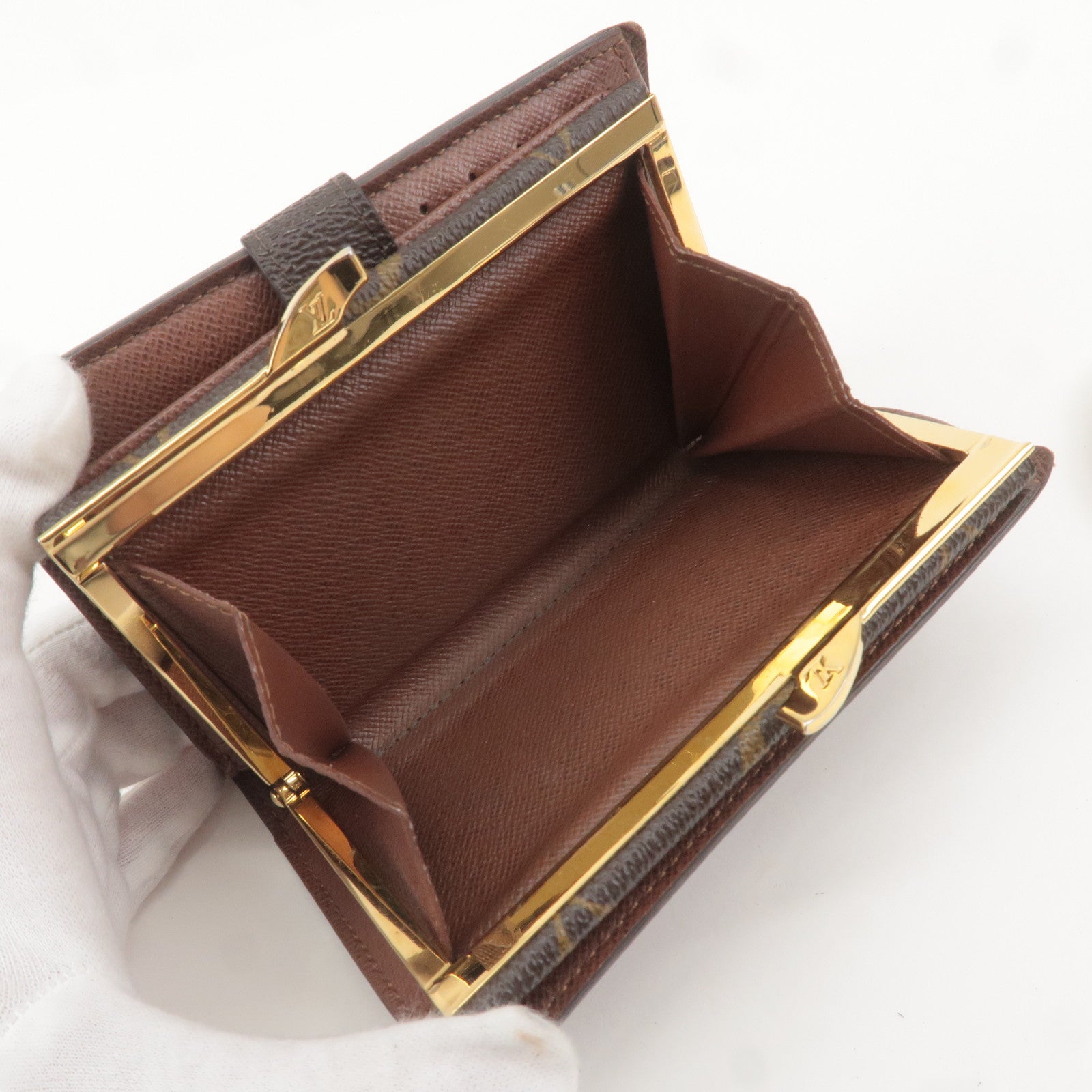 Louis Vuitton Vintage Brown Epi Leather Viennois Wallet Coin Purse