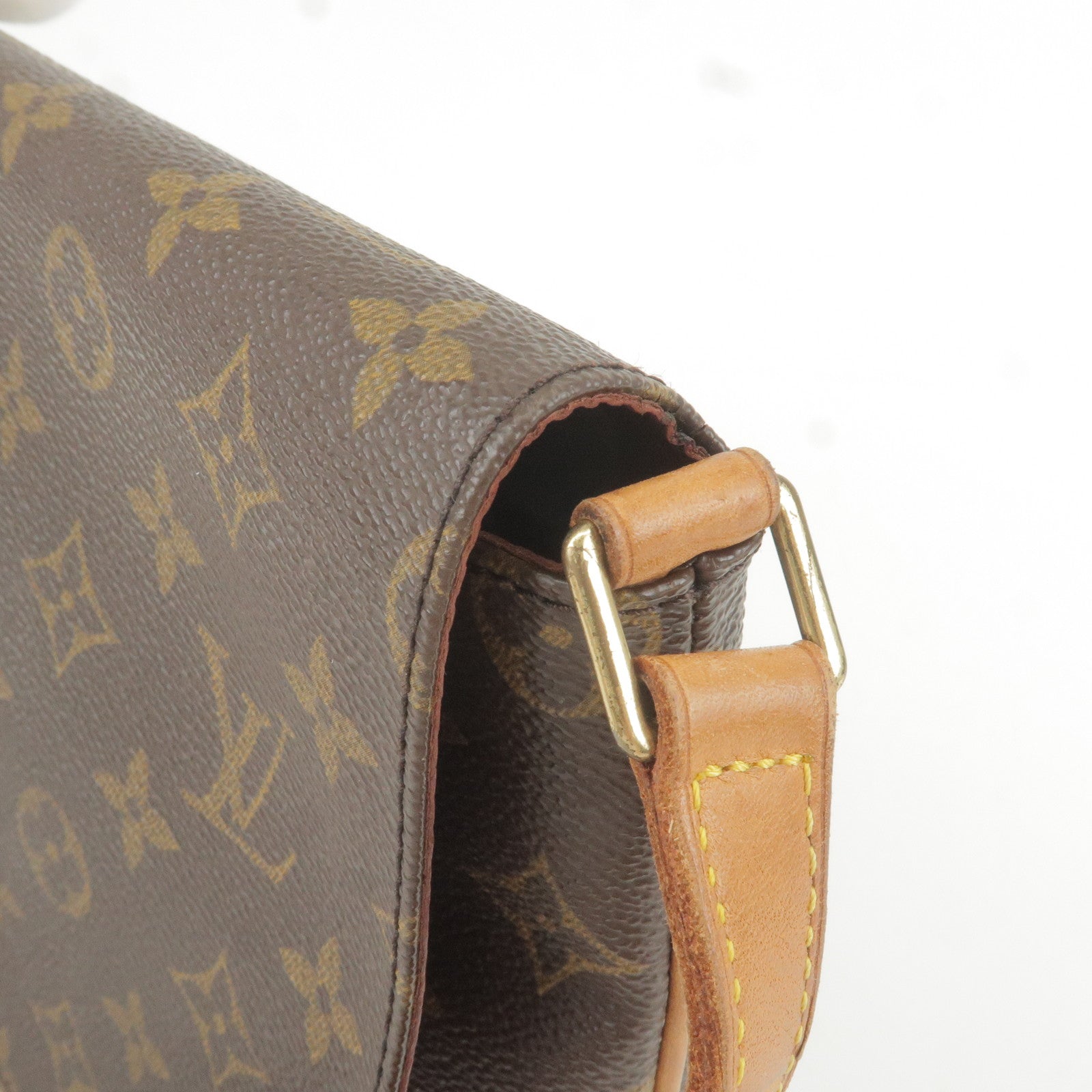 Louis Vuitton Brown Canvas Monogram Musette Tango Short Strap Shoulder Bag