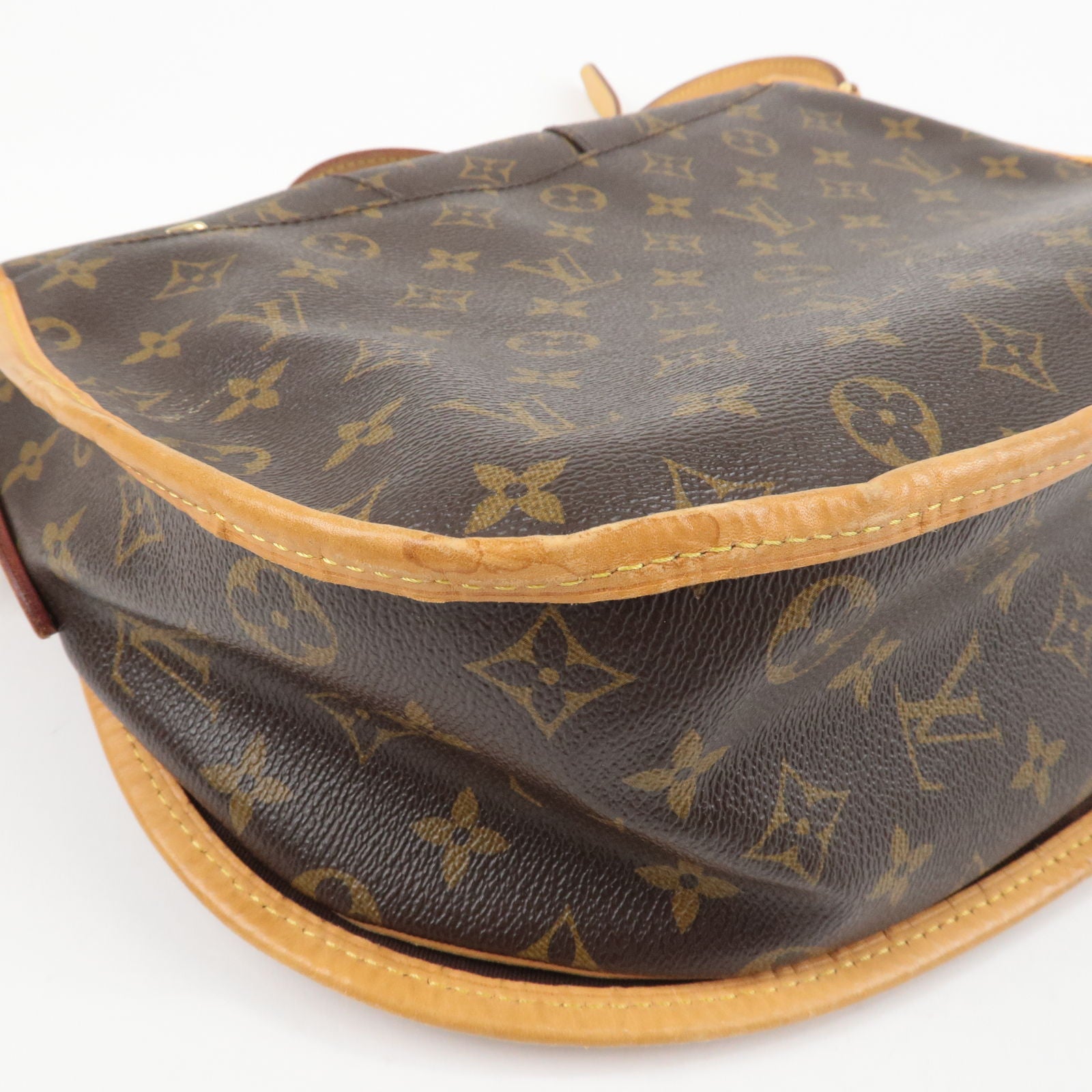 Louis Vuitton Menilmontant Handbag Monogram Canvas mm Brown