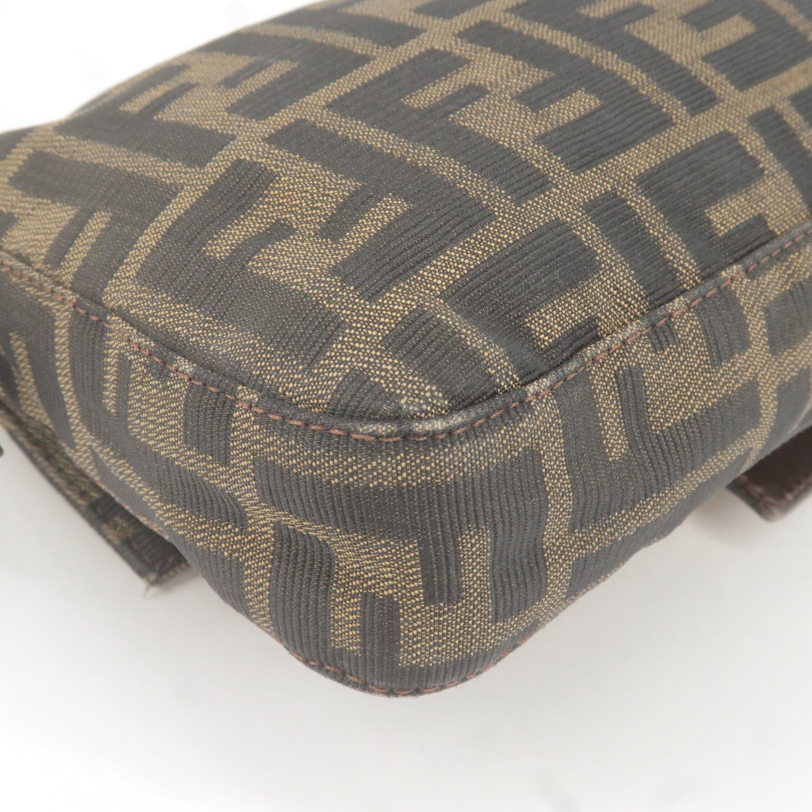Fendi - Authenticated Handbag - Cloth Brown for Women, Good Condition