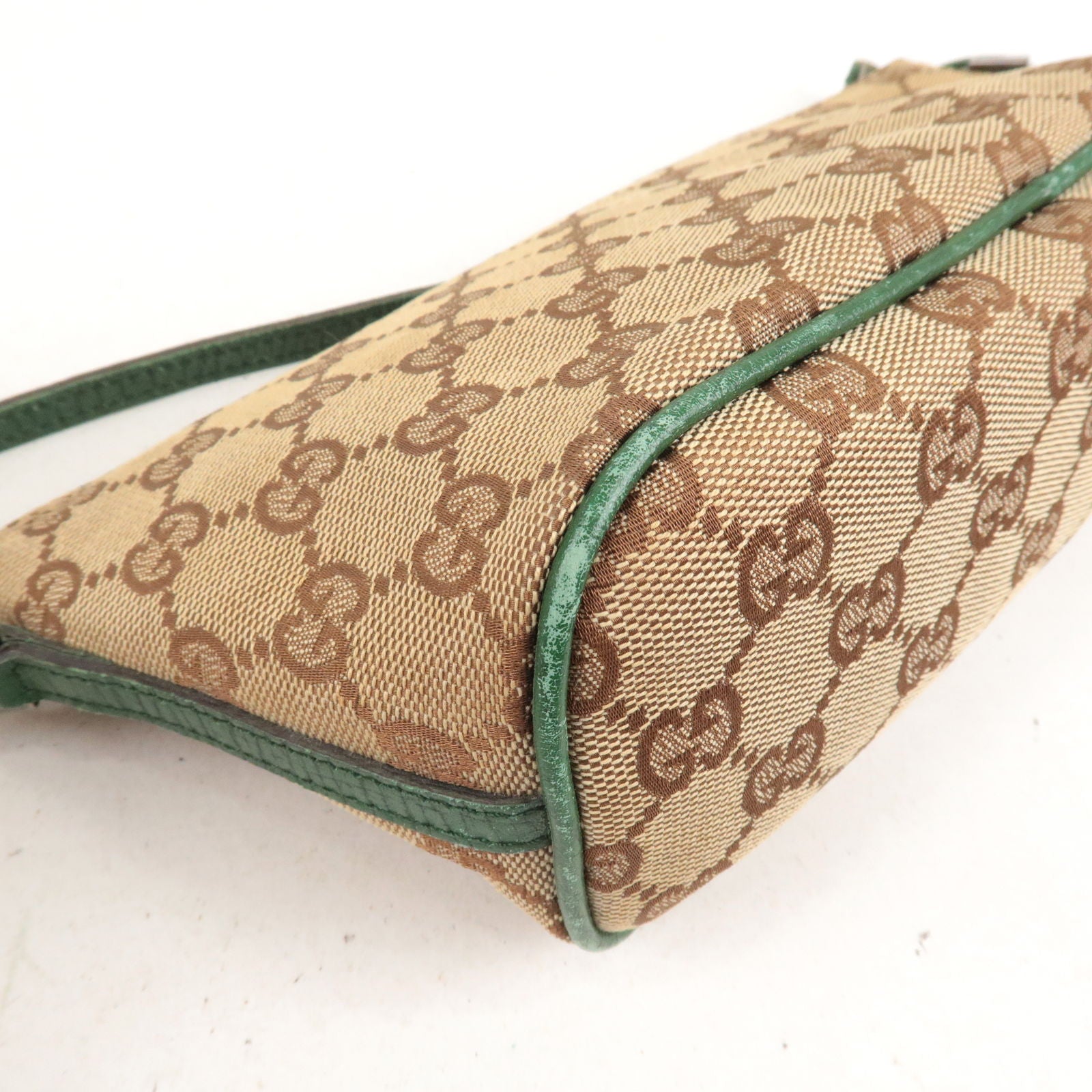 GUCCI-GG-Canvas-Leather-Boat-Bag-Hand-Bag-Beige-Green-07198 –  dct-ep_vintage luxury Store