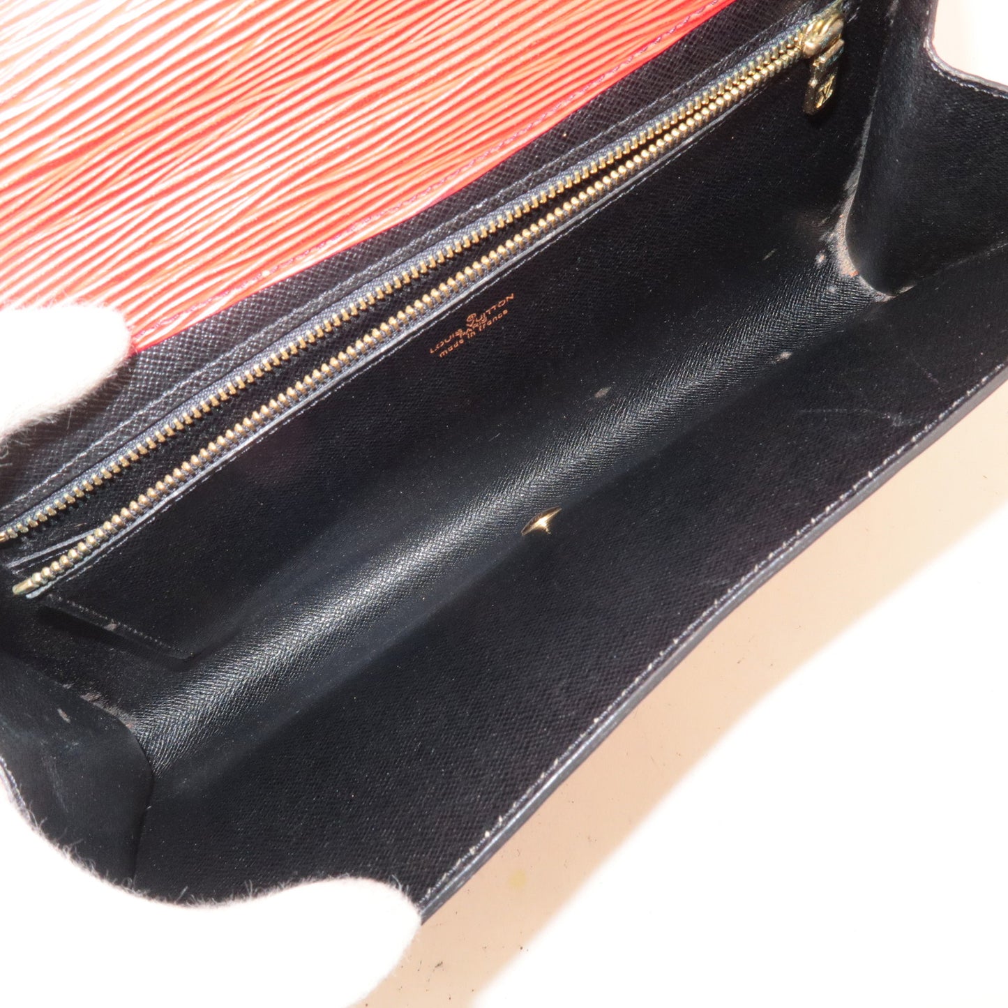 Louis Vuitton Epi Art Deco Clutch Bag Castillian Red M52637