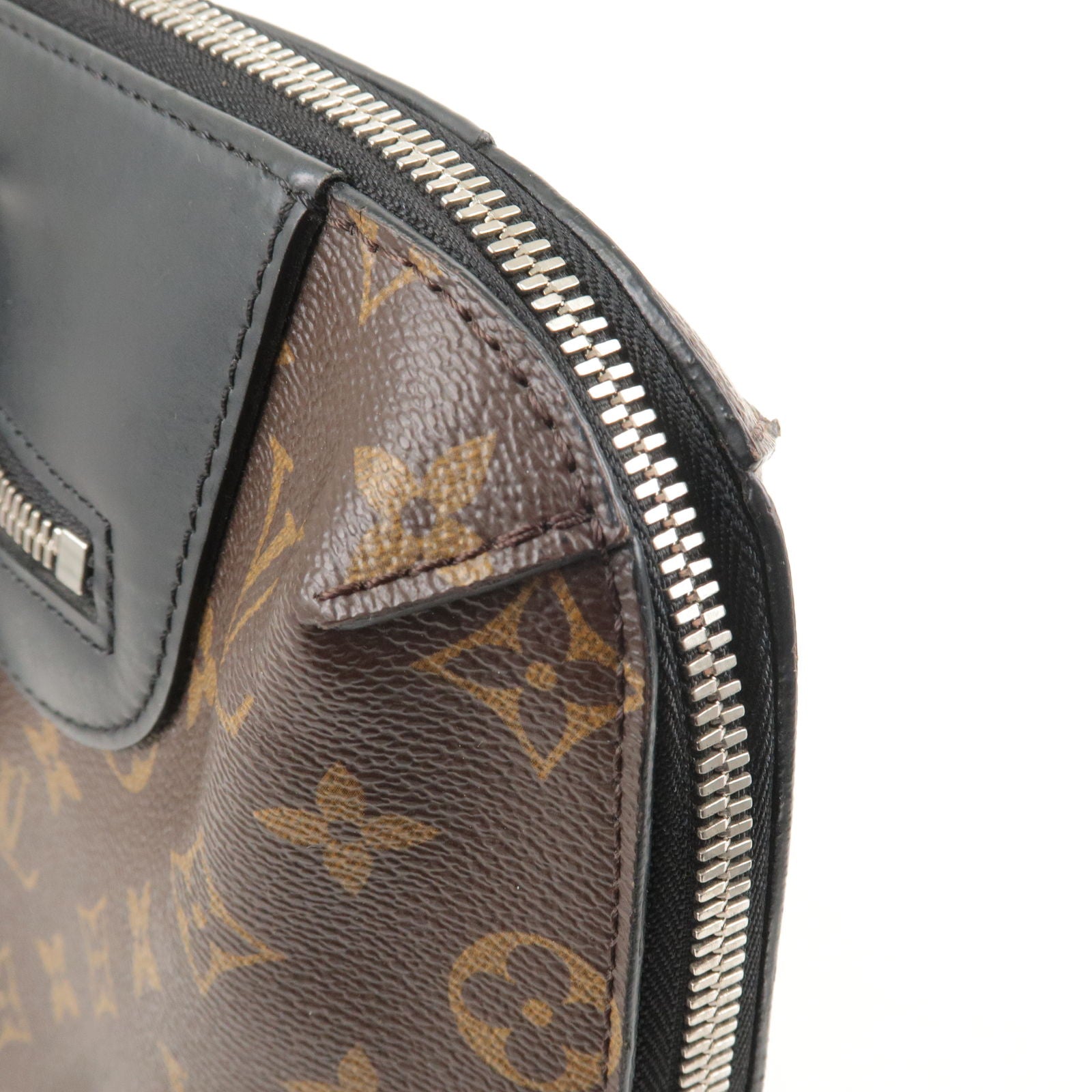 Louis Vuitton Vintage Brown Monogram Macassar Porte Business Bag