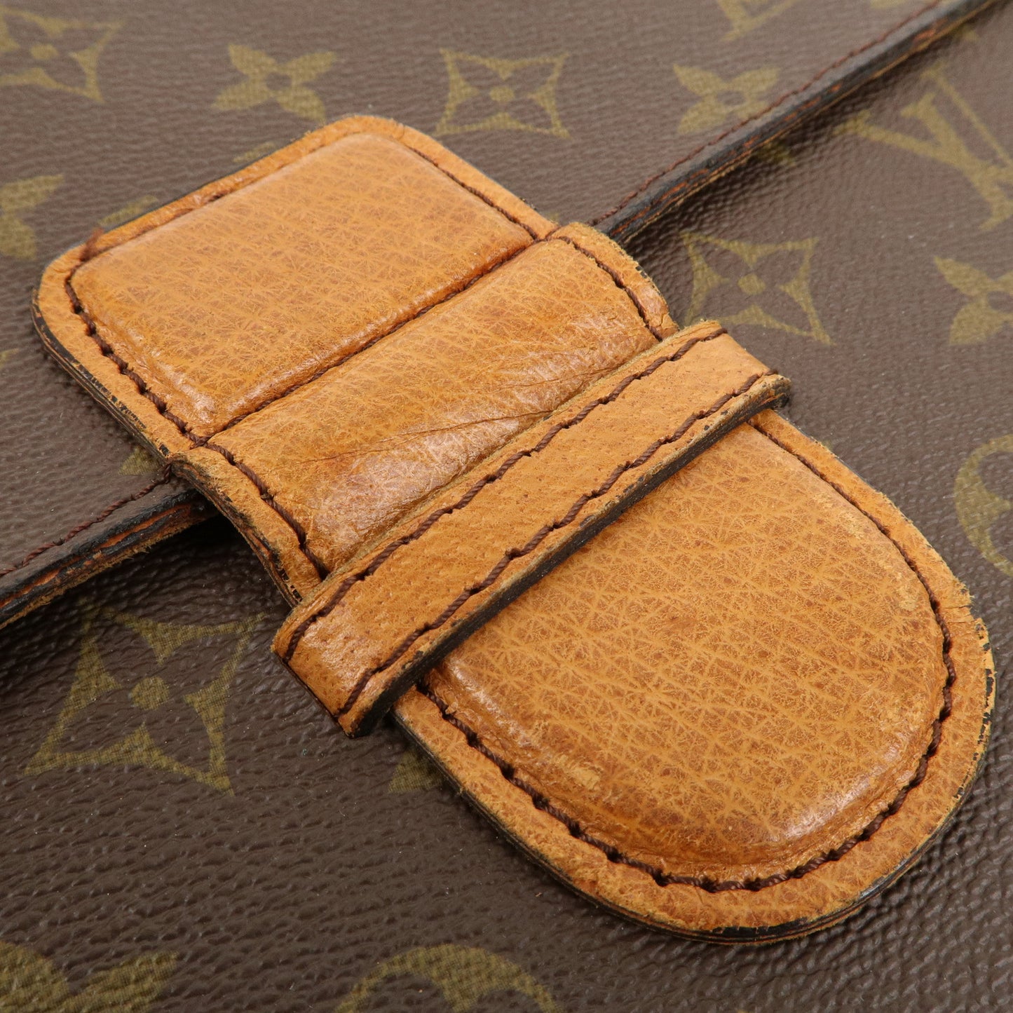 Louis Vuitton Monogram Posh Ministre Clutch Bag Brown M53445