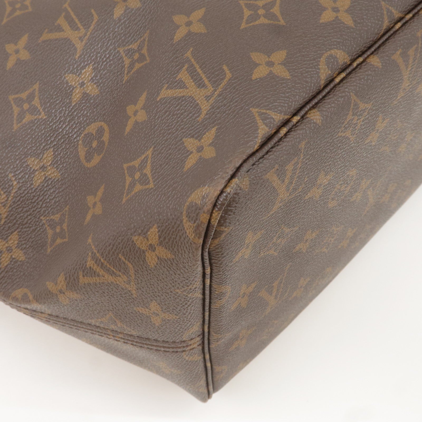 Louis Vuitton Monogram Hand Neverfull Tote Bag