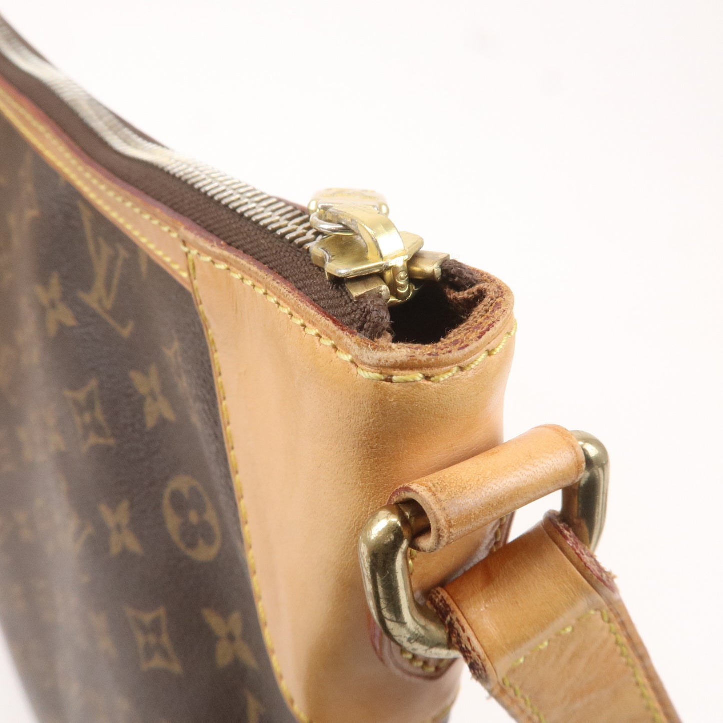 Louis Vuitton Monogram Odeon MM Shoulder Bag Brown M56389