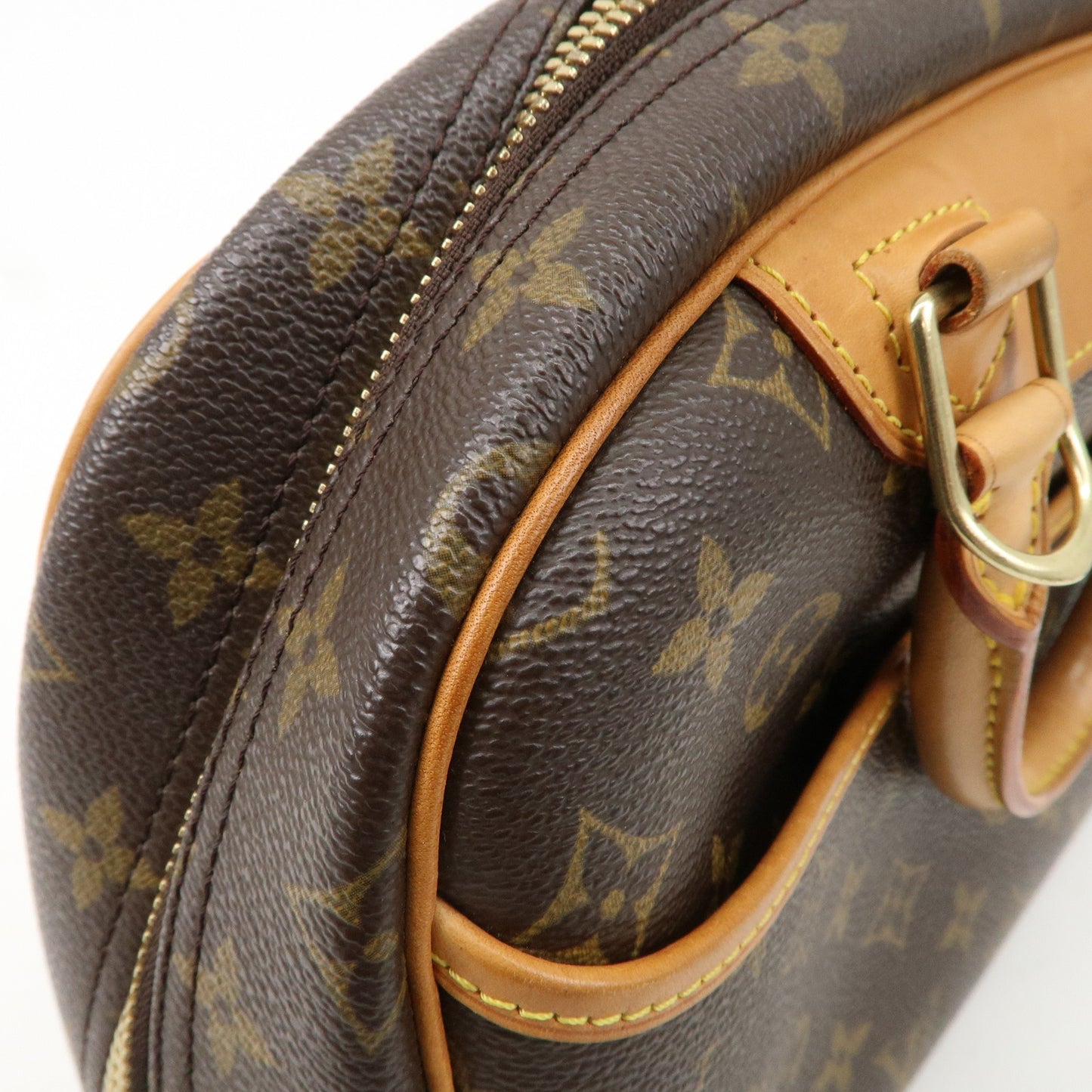 Louis Vuitton Monogram Trouville Hand Bag Brown M42228