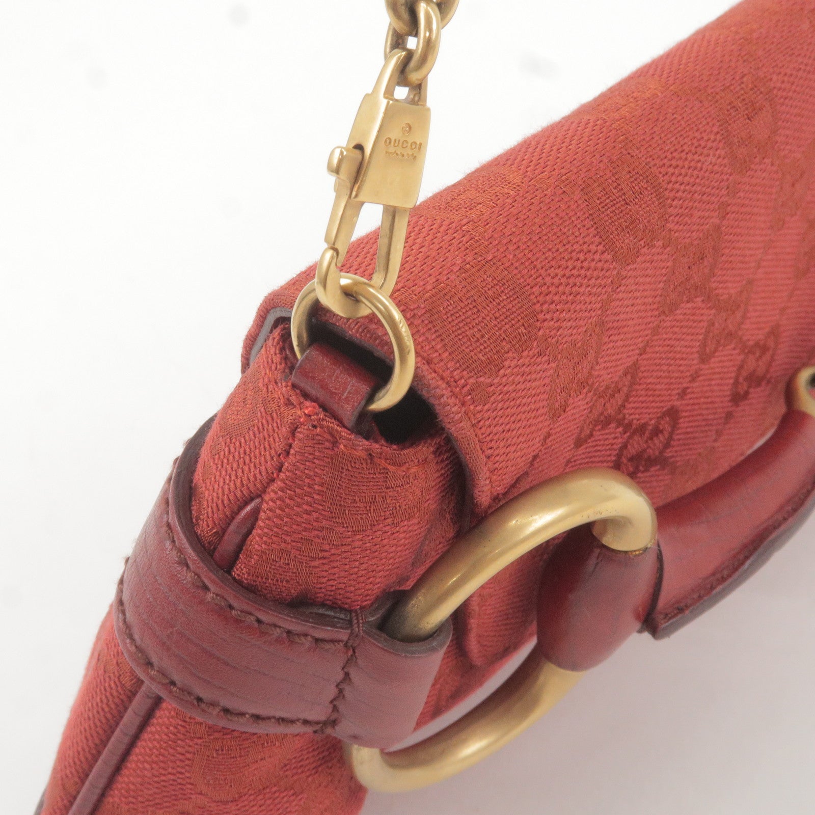 Gucci Horsebit Chain Strap Clutch