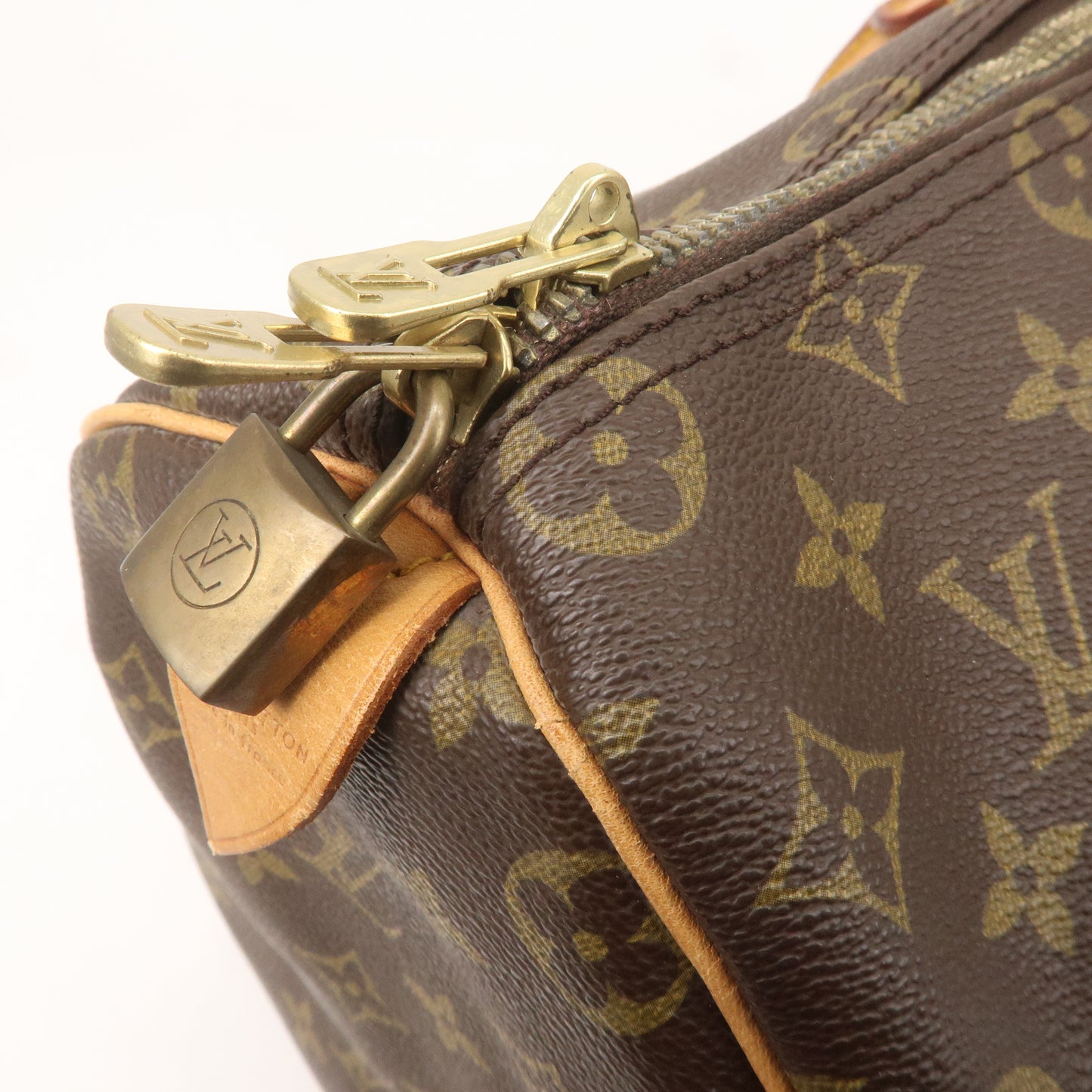 Louis Vuitton Monogram Keep All 50 Boston Bag Brown M41426