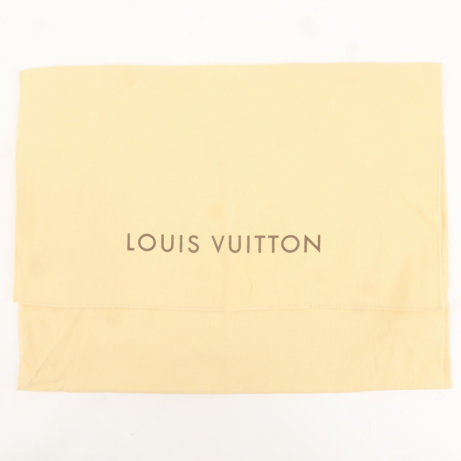 Louis Vuitton Set of 10 Dust Bag Flap Style Beige