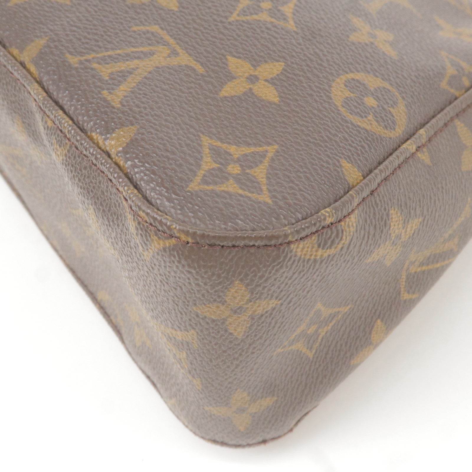 LOUIS VUITTON Monogram Mini Looping Handbag M51147 Shoulder Bag Satchet  Canvas