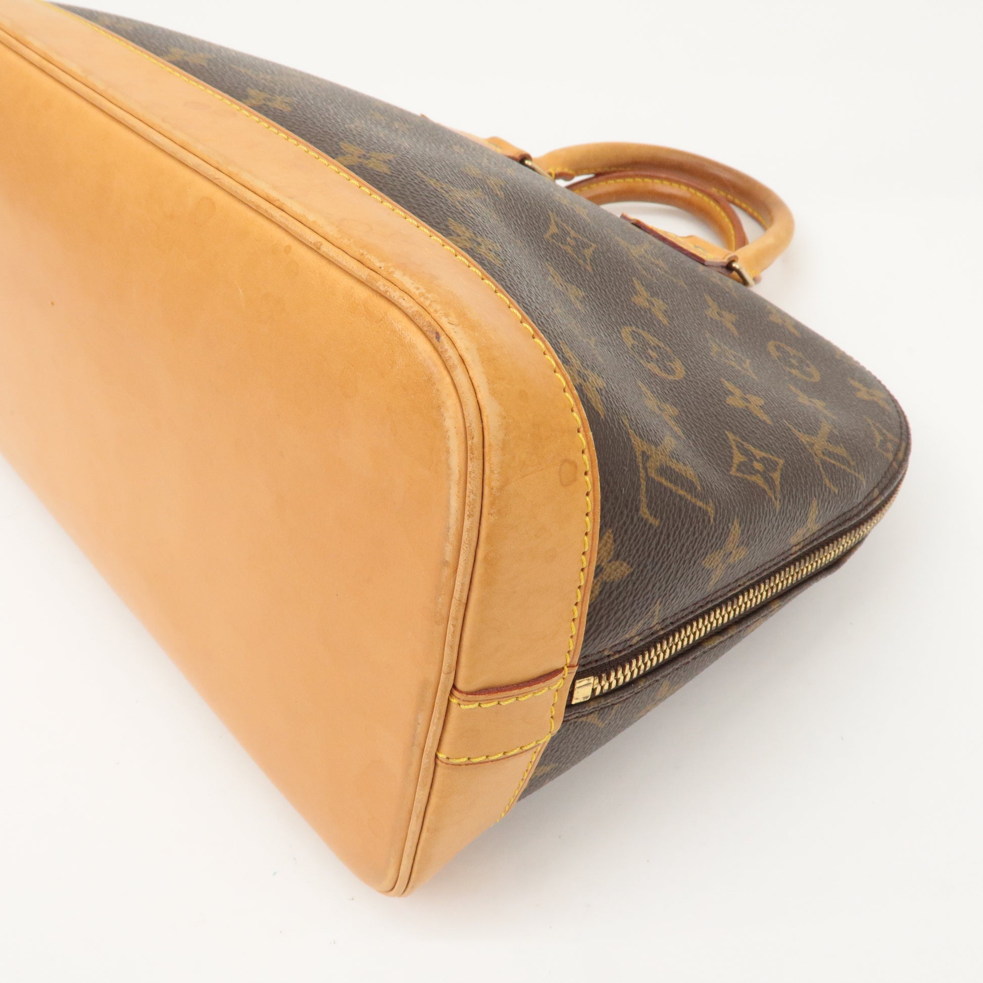 LOUIS VUITTON Handbag M51130 Alma PM Monogram Brown black Customized –