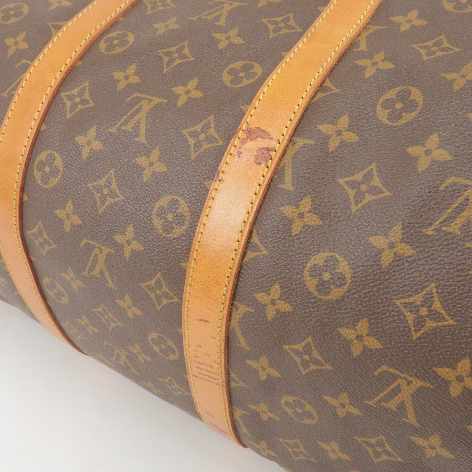 Pre-owned Louis Vuitton Brooklyn Cloth Bag In Brown