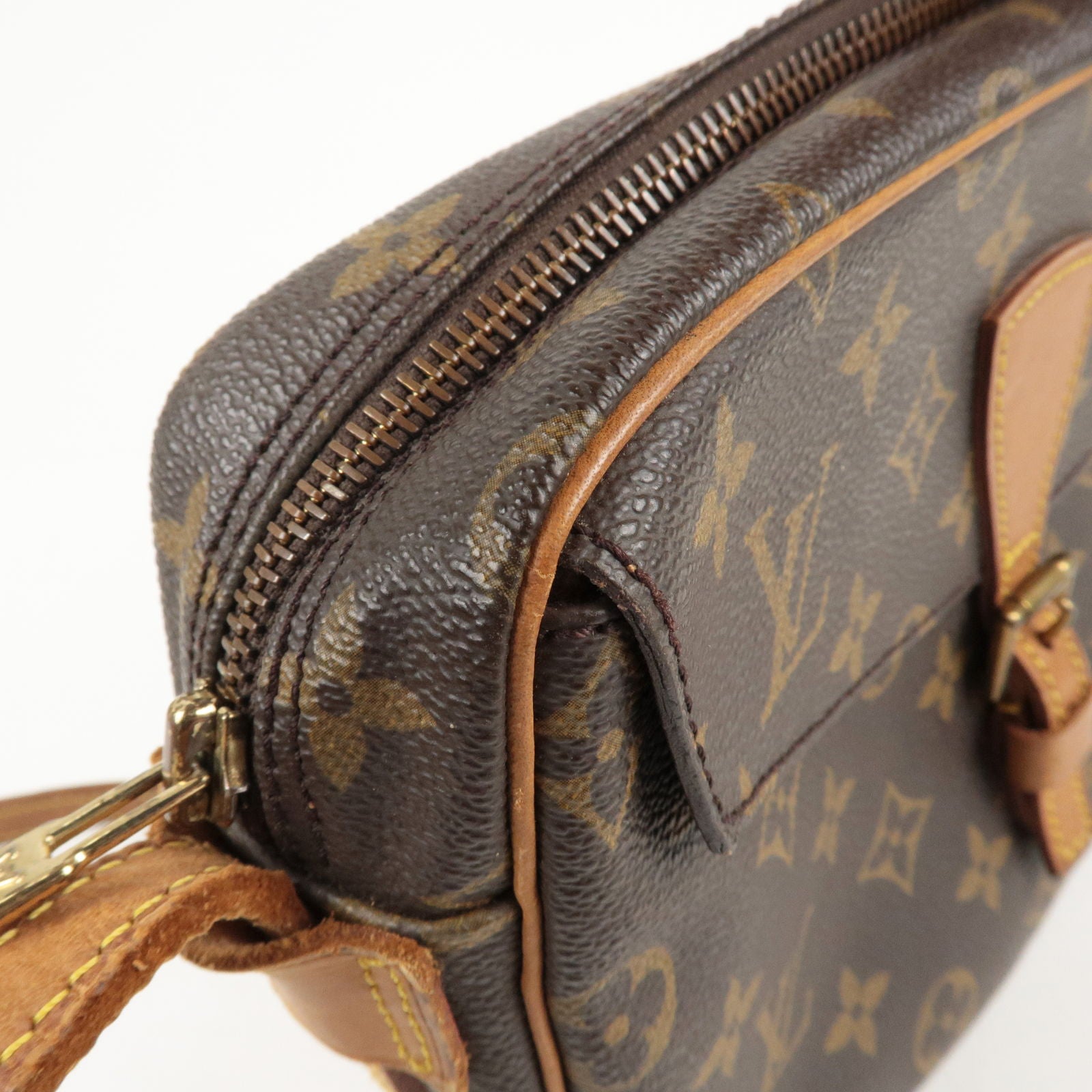 Authentic Louis Vuitton Monogram Jeune Fille MM Shoulder Bag M51226 Used  F/S