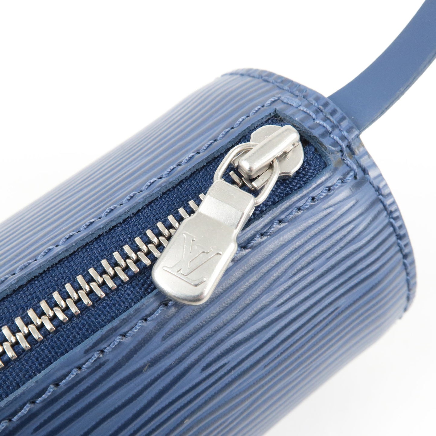 Louis Vuitton Epi Pouch For Soufflot Hand Bag Indigo Navy
