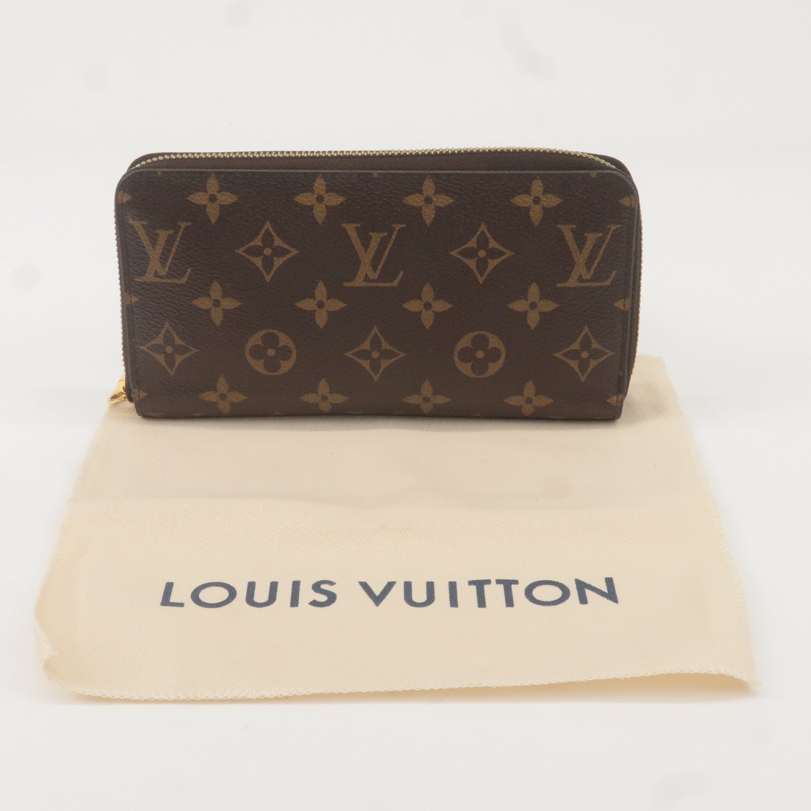 Louis Vuitton Monogram Zippy Wallet M42616 Long Wallet Free