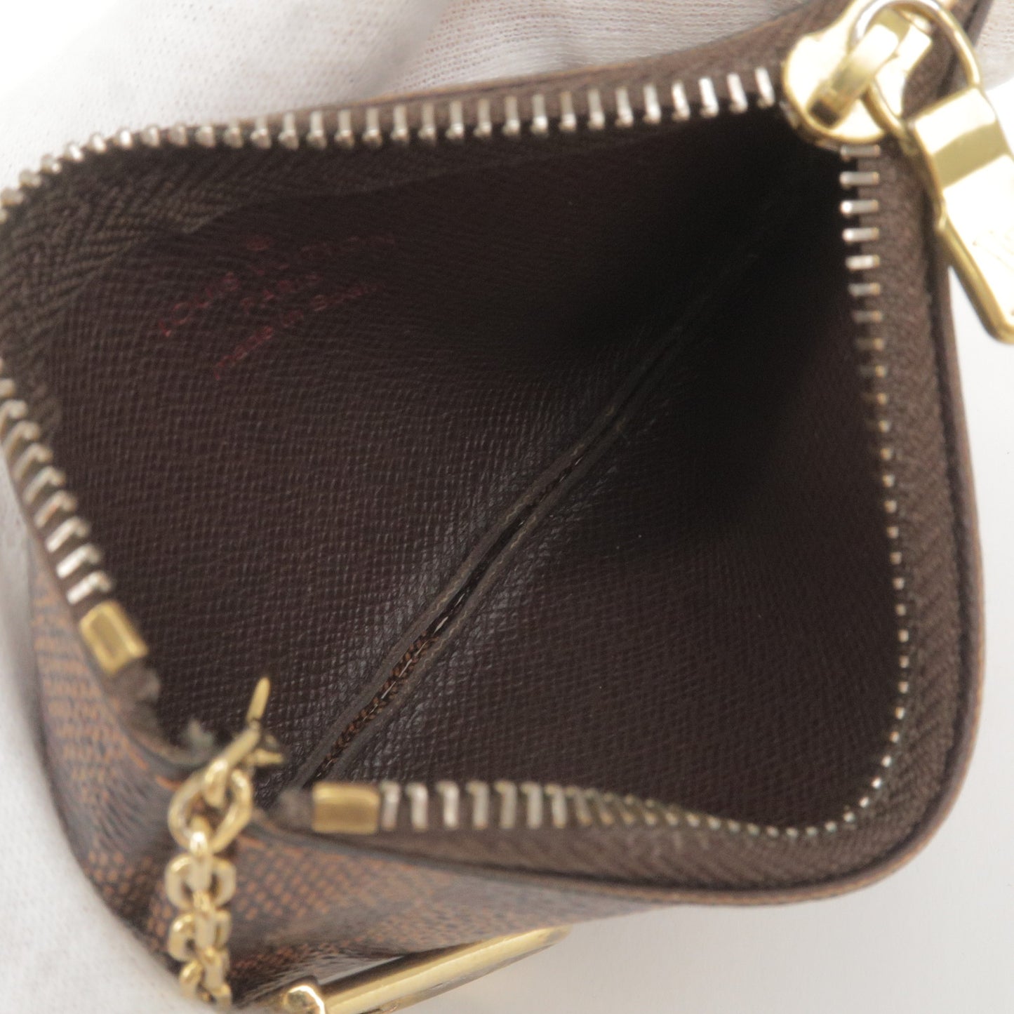 Louis Vuitton Damier Pochette Cles Coin Case Key Case N62658