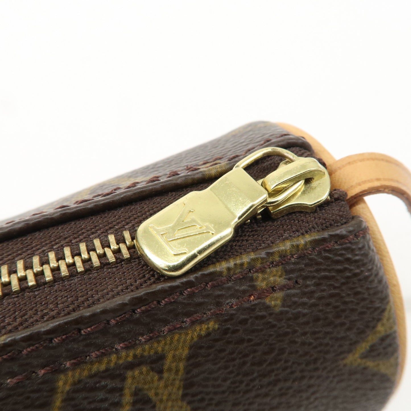 Louis Vuitton Monogram Mini Pouch for Papillon Bag Brown