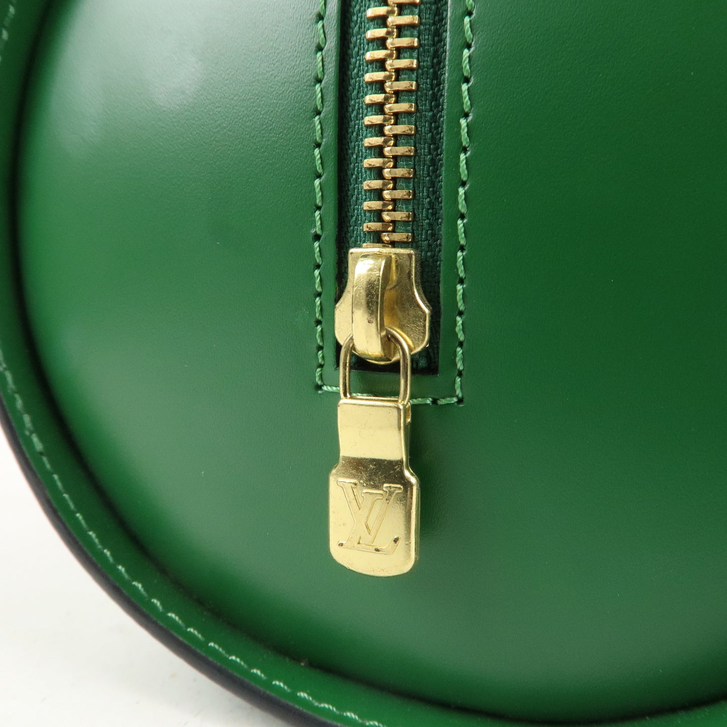 Louis Vuitton Epi Soufflot Pouch Hand Bag Borneo Green M52224