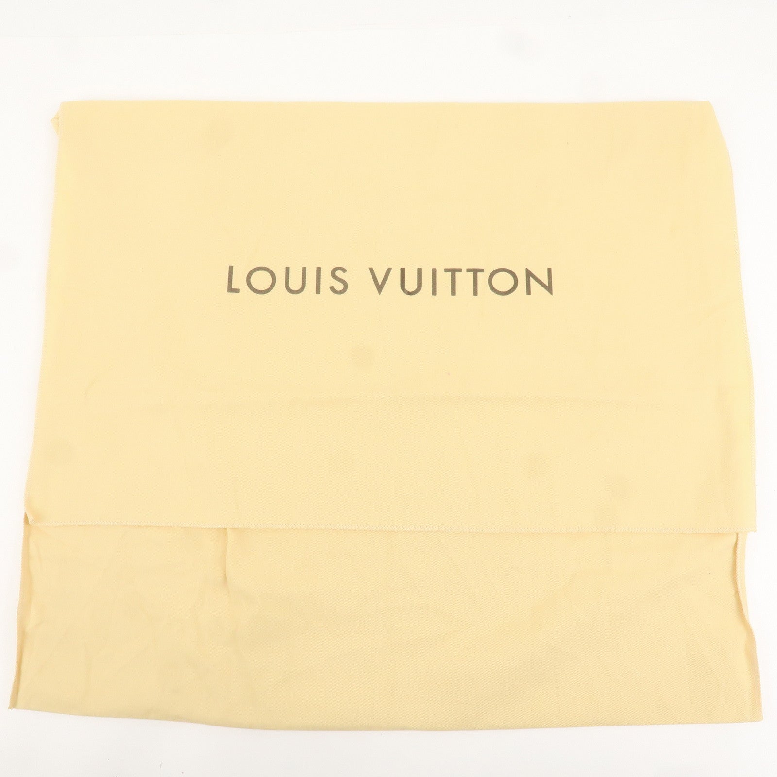 Louis Vuitton Set of 10 Dust Bag Flap Style Beige