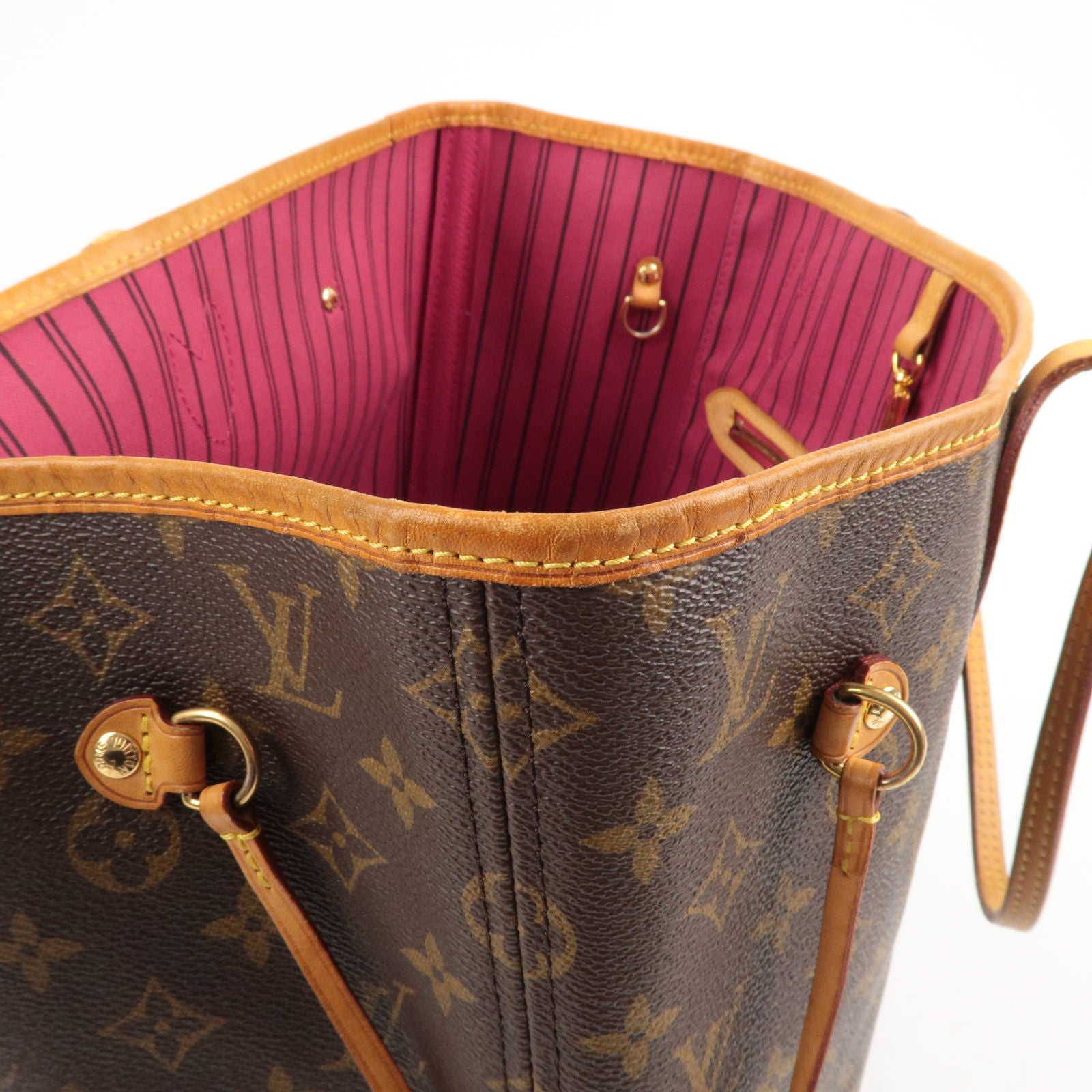 Louis-Vuitton-Monogram-Neverfull-MM-Tote-Bag-Fuchsia-M40996 – dct