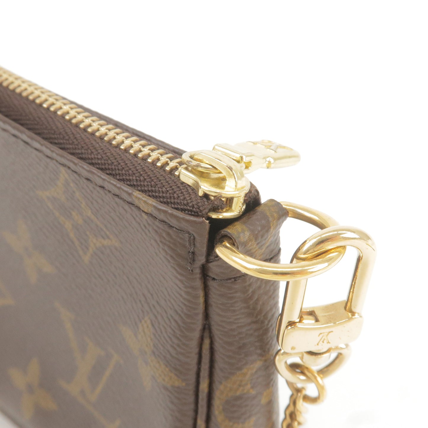 Louis Vuitton Monogram Mini Pochette Accessoires Pouch M58009