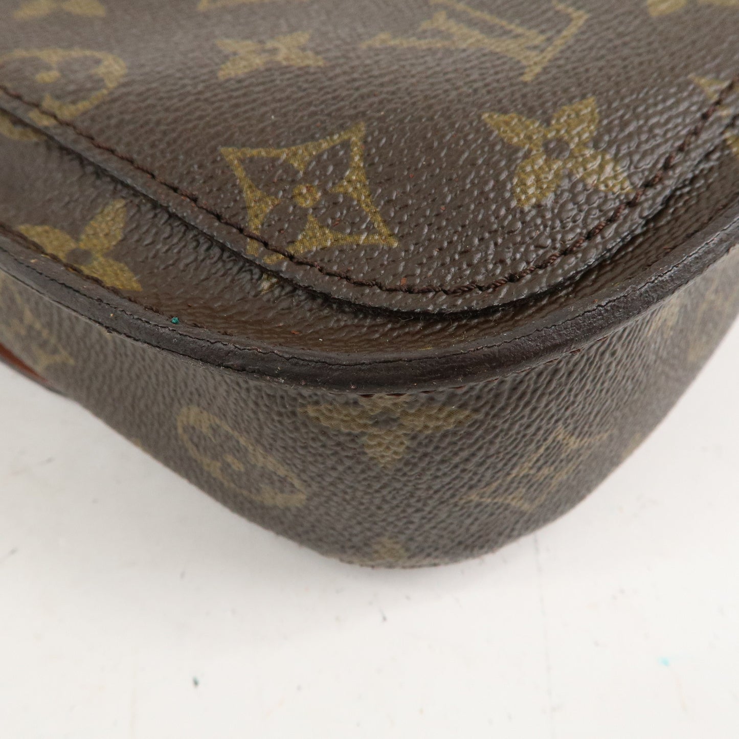 Louis Vuitton Monogram Saint Cloud MM Shoulder Bag Brown M51243