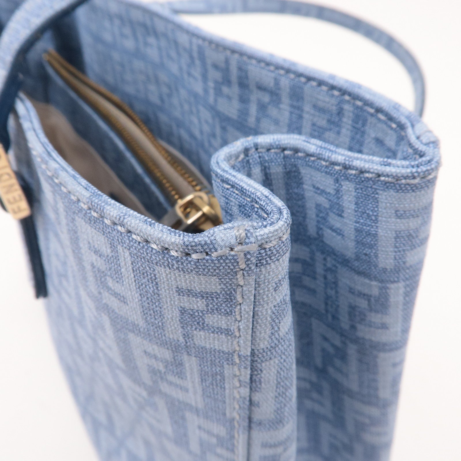 FENDI-Zucchino-PVC-Canvas-Hand-Bag-Blue-8BH132 – dct-ep_vintage luxury Store