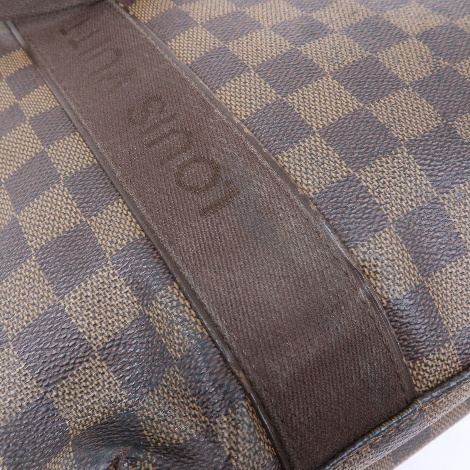 ep_vintage luxury Store - Blue - Bag - Plaid - Leather - Label