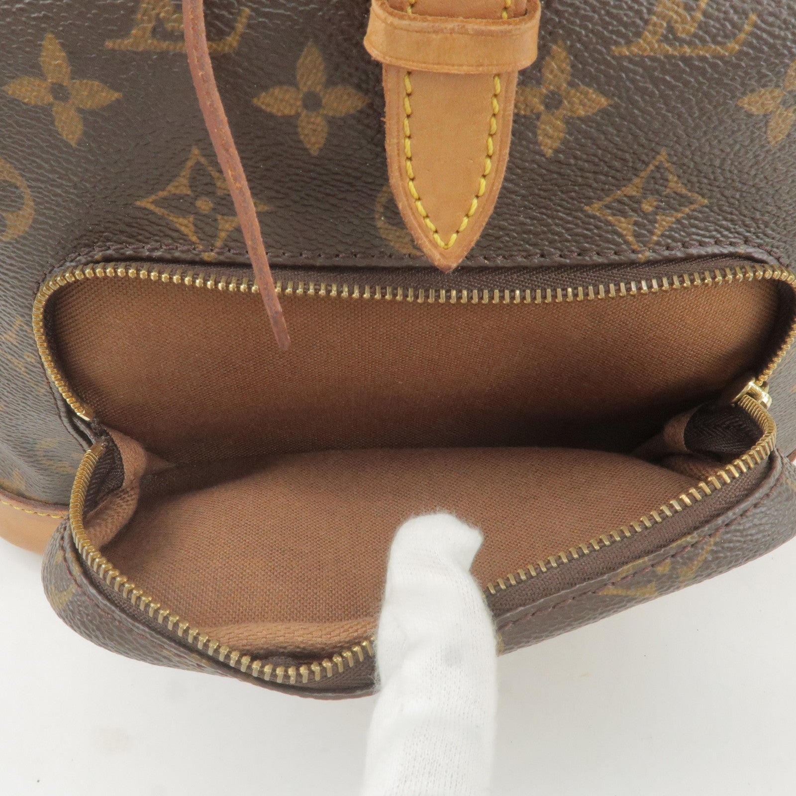 Louis Vuitton Damier Ebene Montsouris MM Backpack Bag