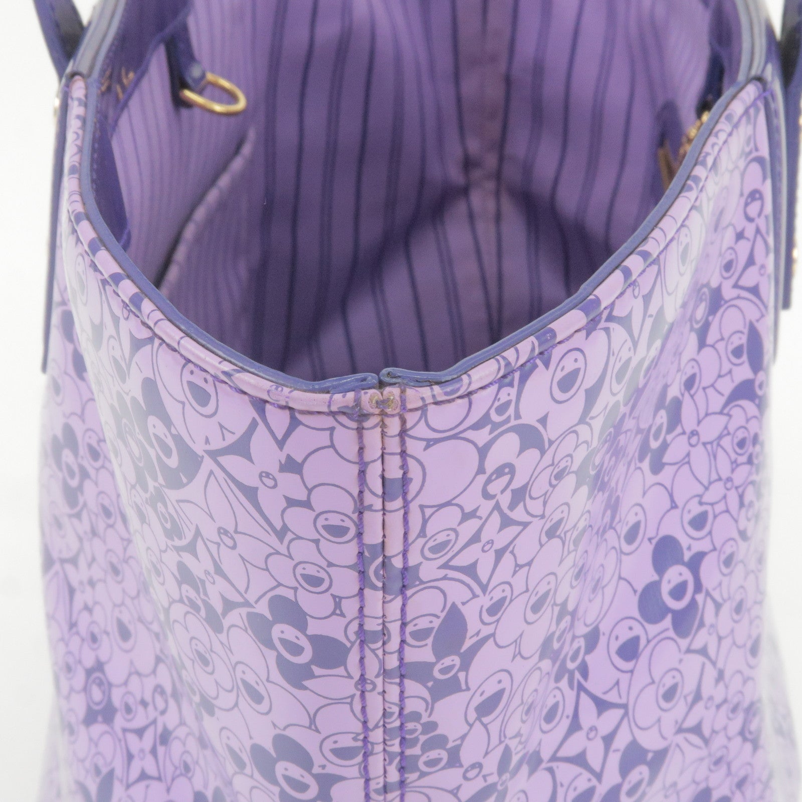Louis Vuitton Louis Vuitton Cosmic Blossom Purple PM Vinyl Tote