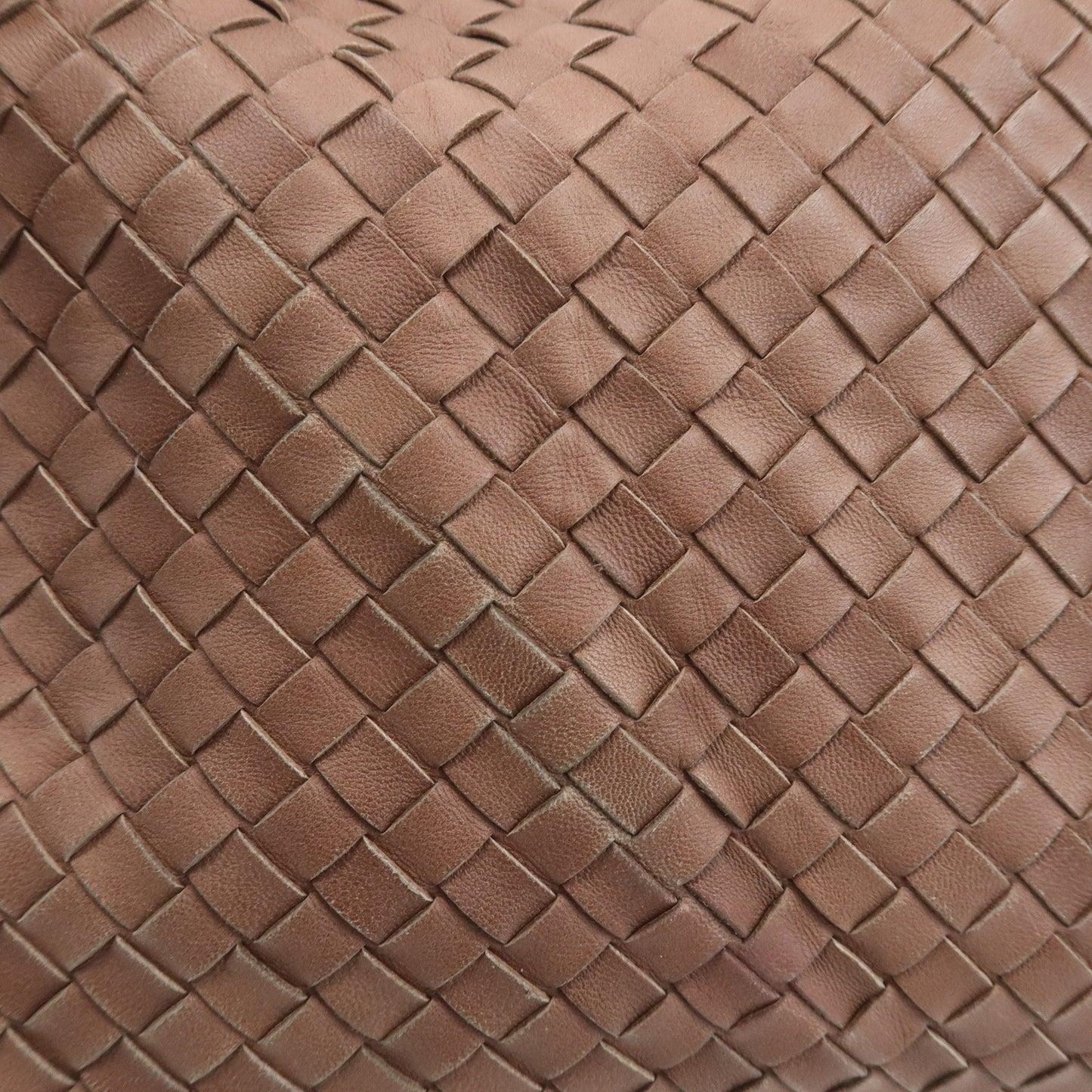 BOTTEGA VENETA Hobo Intrecciato Leather Shoulder Bag Brown 72918