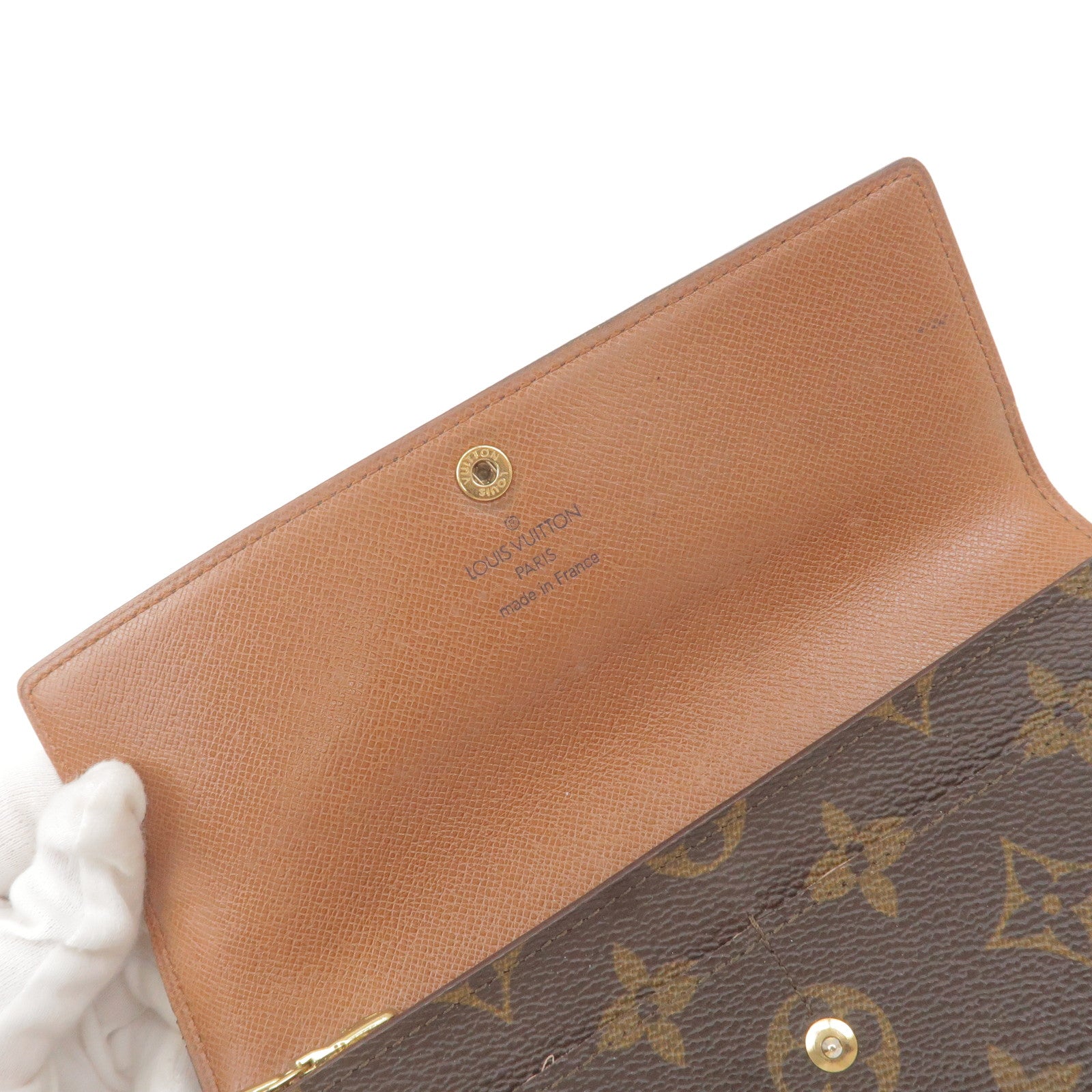 Louis-Vuitton-Monogram-Set-of-3-Long-Wallet-Card-Case-Pen-Case