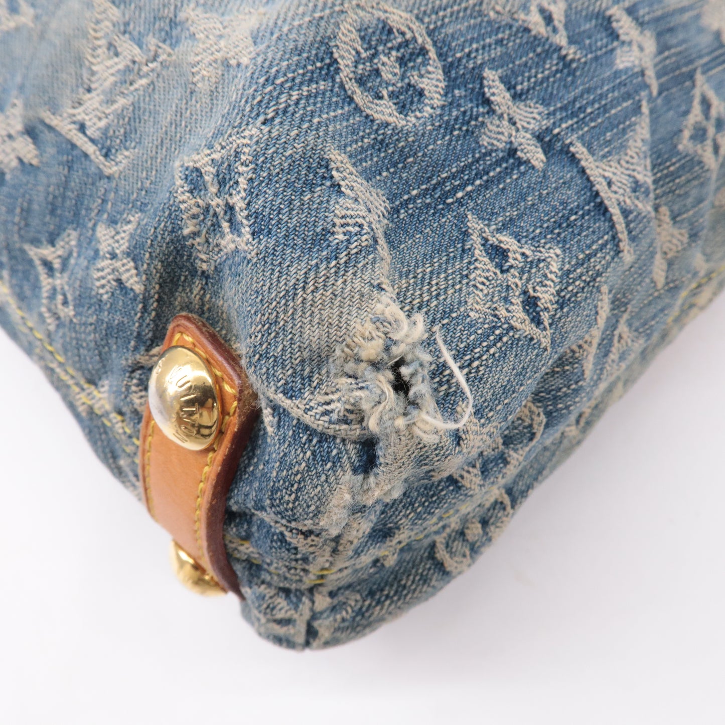 Louis Vuitton Monogram Denim Baggy PM 2Way Shoulder Bag M95049