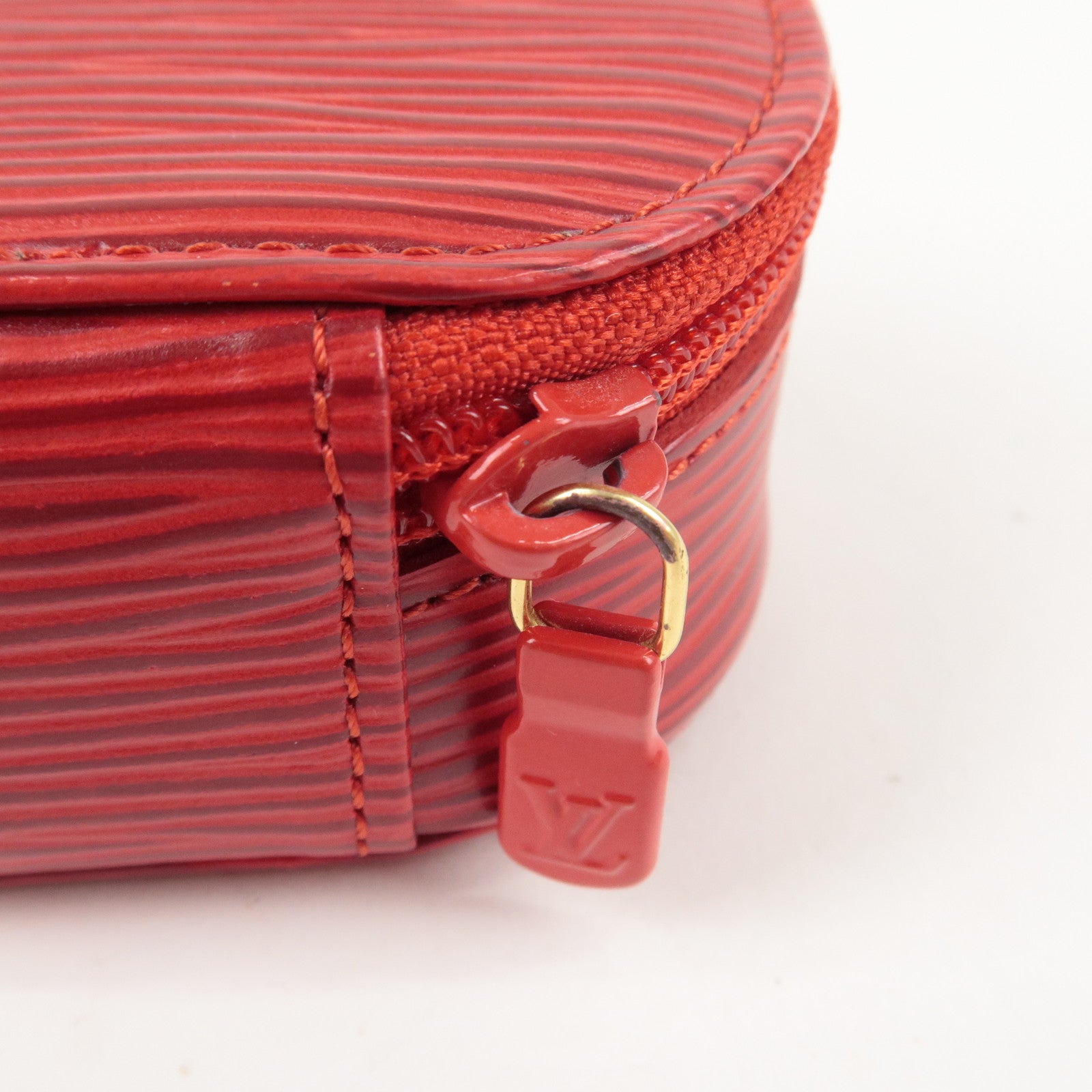 Louis Vuitton Red Epi Leather Jewelry Case Louis Vuitton