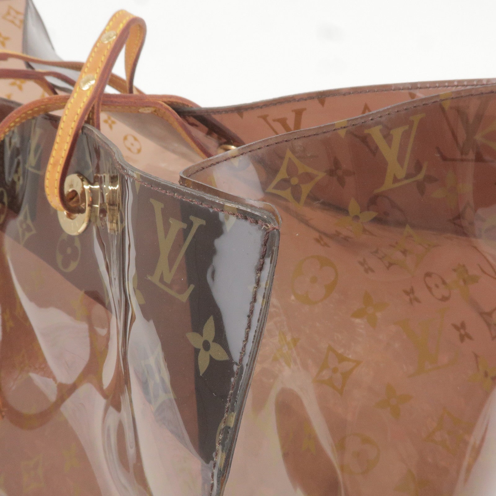 Louis Vuitton Brown Monogram Flower Hobo Tote Bag