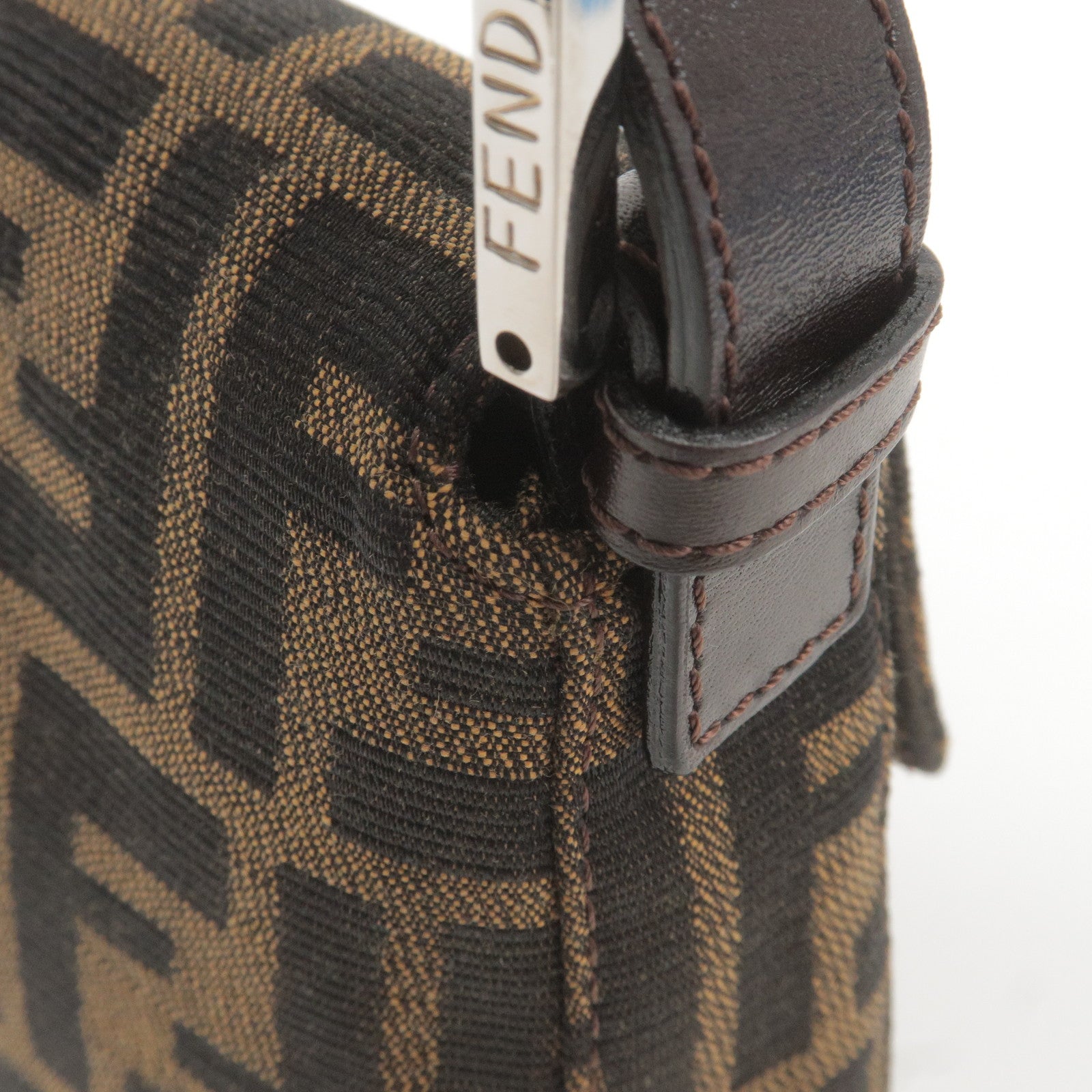 Fendi Zucca Brown Canvas Mamma Baguette Shoulder Bag - ARL1015 –  LuxuryPromise