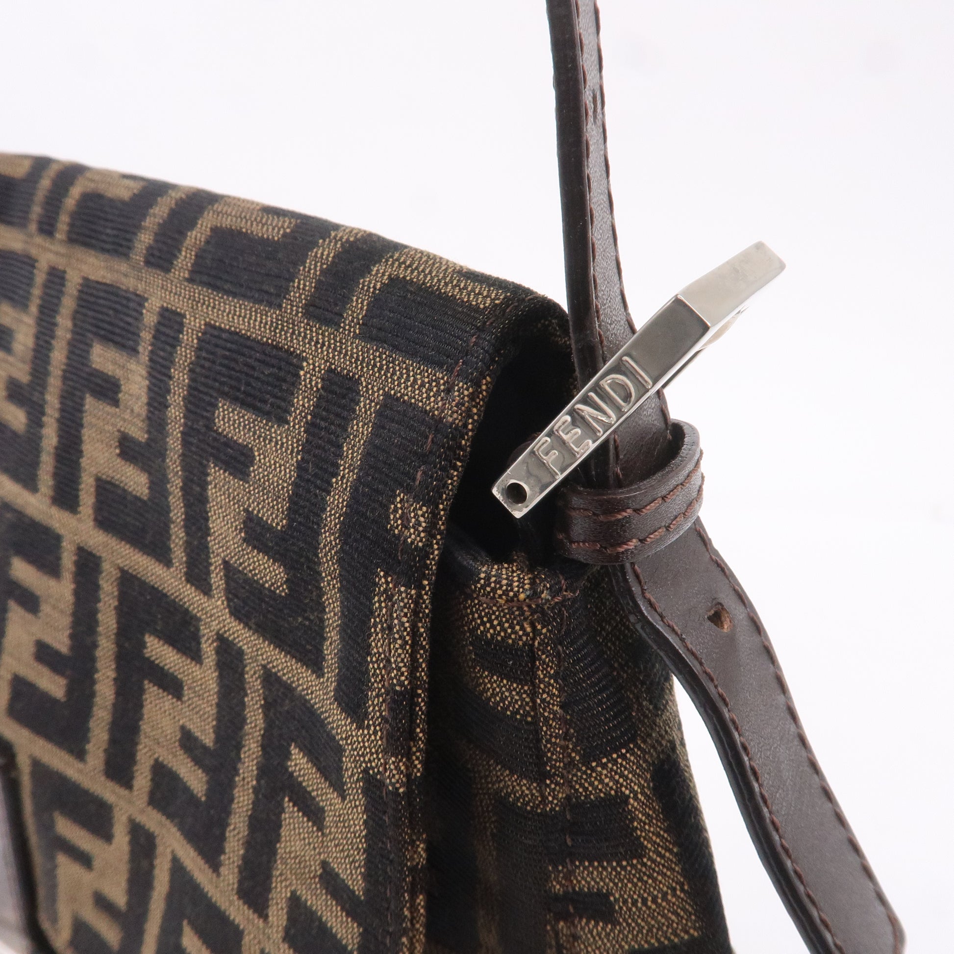 FENDI-Mamma-Baguette-Zucca-Wool-Leather-Shoulder-Bag-26325 – dct-ep_vintage  luxury Store