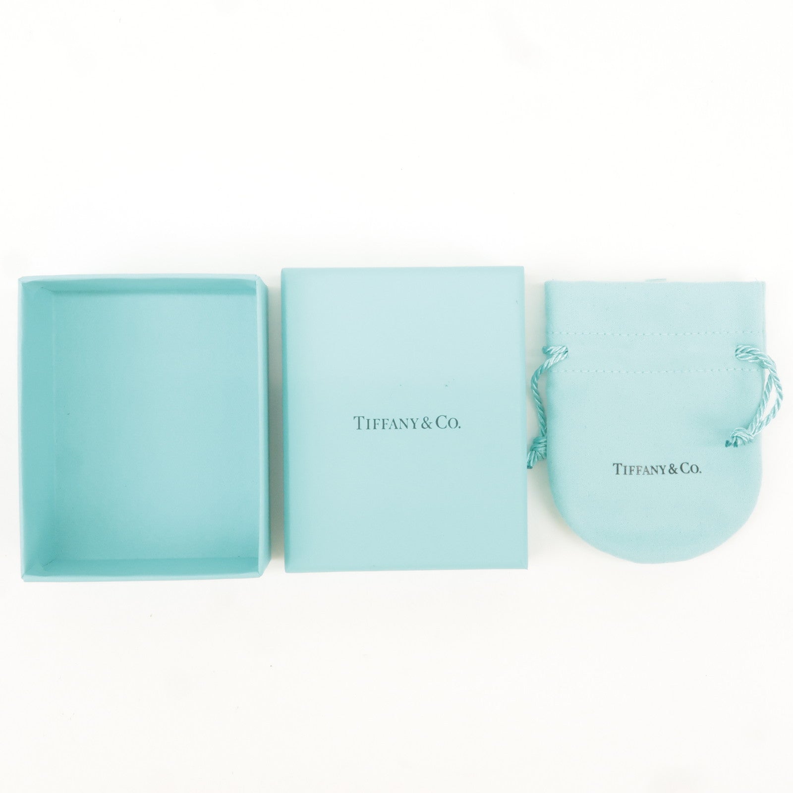 Tiffany&Co. Set of 8 Jewelry Box Drawstring Bag Tiffany Blue